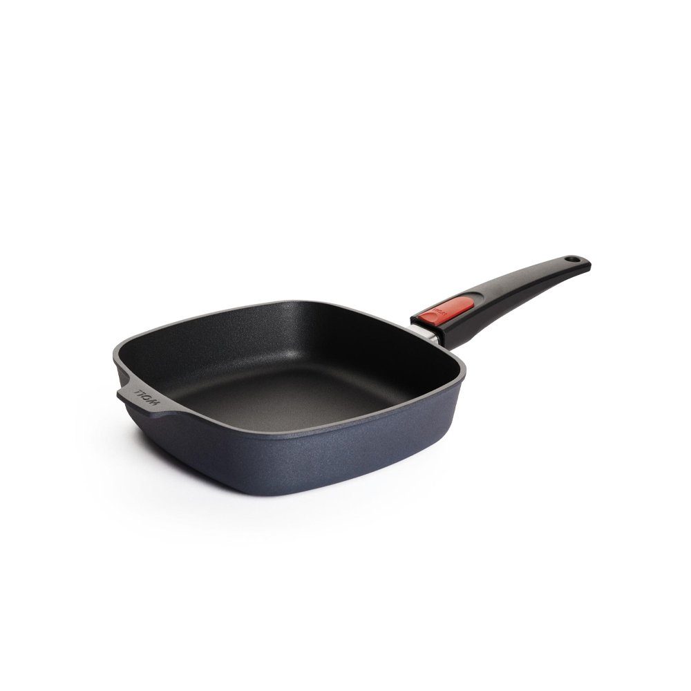 Steakpfanne Viereckpfanne "Diamond Lite" 24 x 24 cm, abnehmbarer Stielgriff
