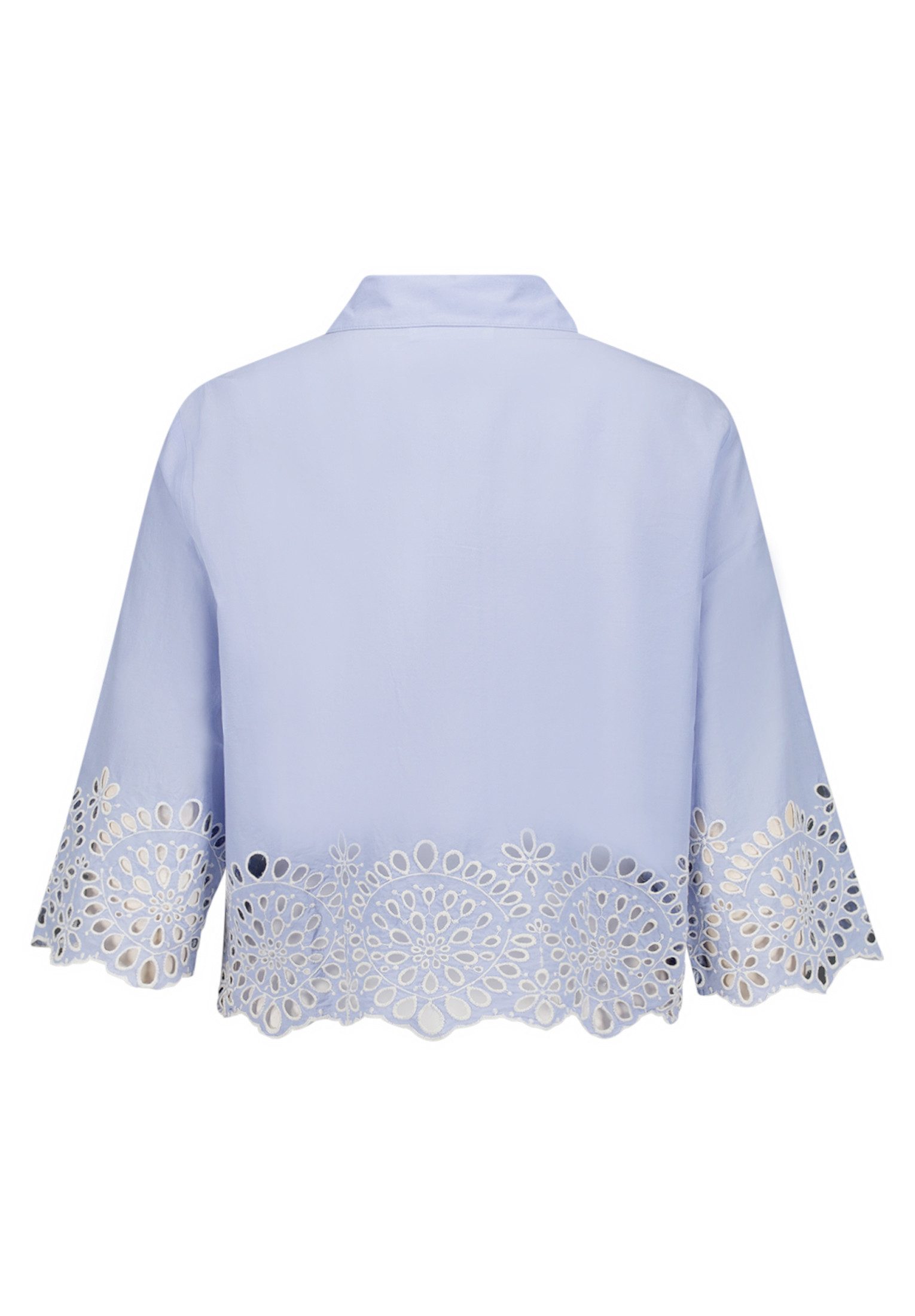 Cartoon Schlupfbluse Damen mit Stickerei