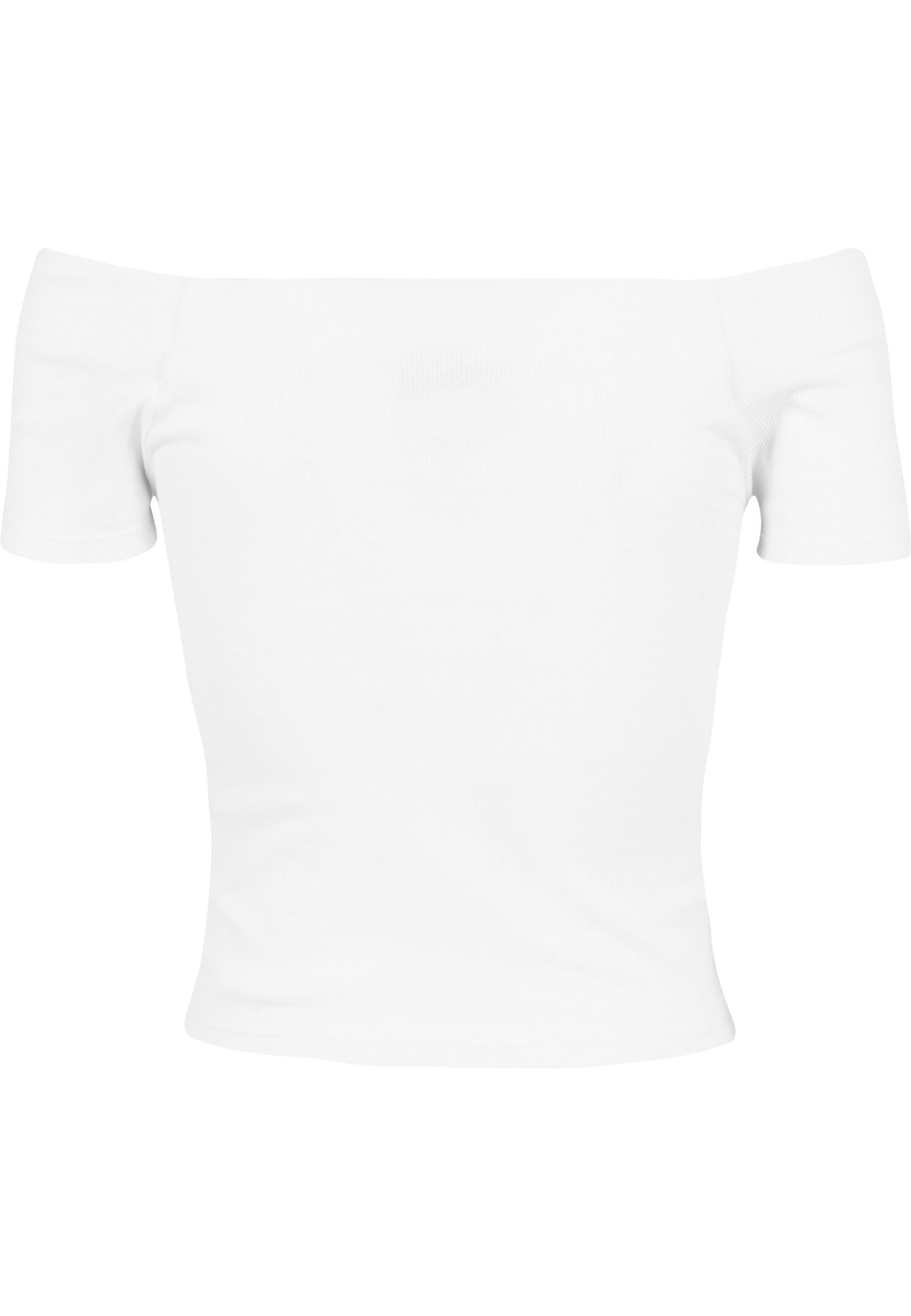 URBAN CLASSICS T-Shirt Urban Classics Damen Ladies Off Shoulder Rib Tee (1-tlg)
