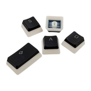 Glorious PC Gaming Race Tastatur-Tastenkappen Aura Keycaps, 105 Tasten ANSI US-Layout QWERTY Austauschtasten, schwarz