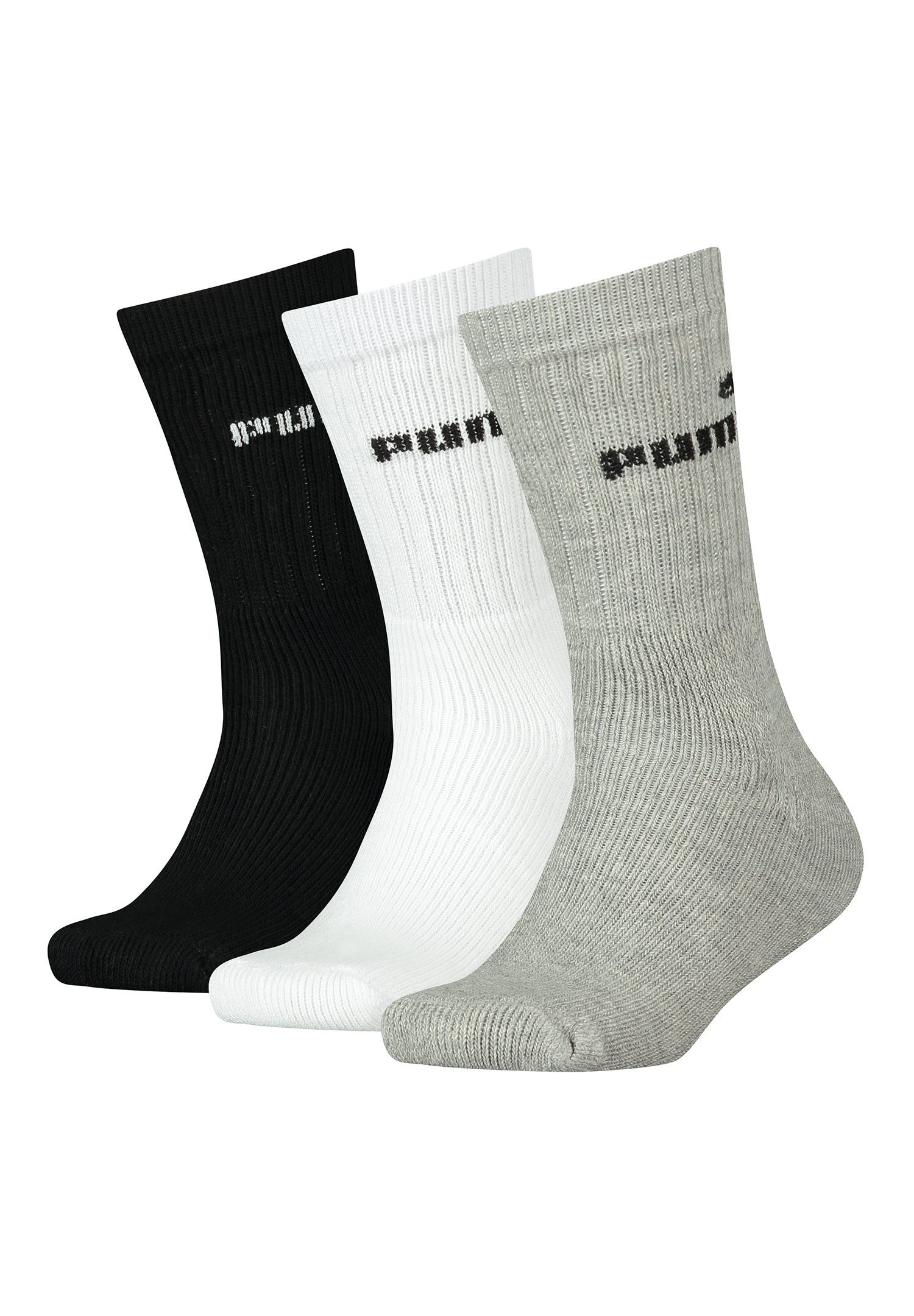PUMA Kurzsocken PUMA JUNIOR CREW 3P (Spar-Pack, 3-Paar, 3er-Pack)
