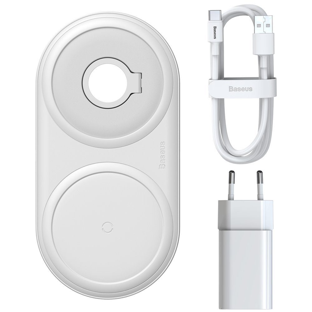 kabelloses Qi Wireless Charger Ladegerät 10W + USB Typ C Kabel 3A 1M Induktions-Ladegerät
