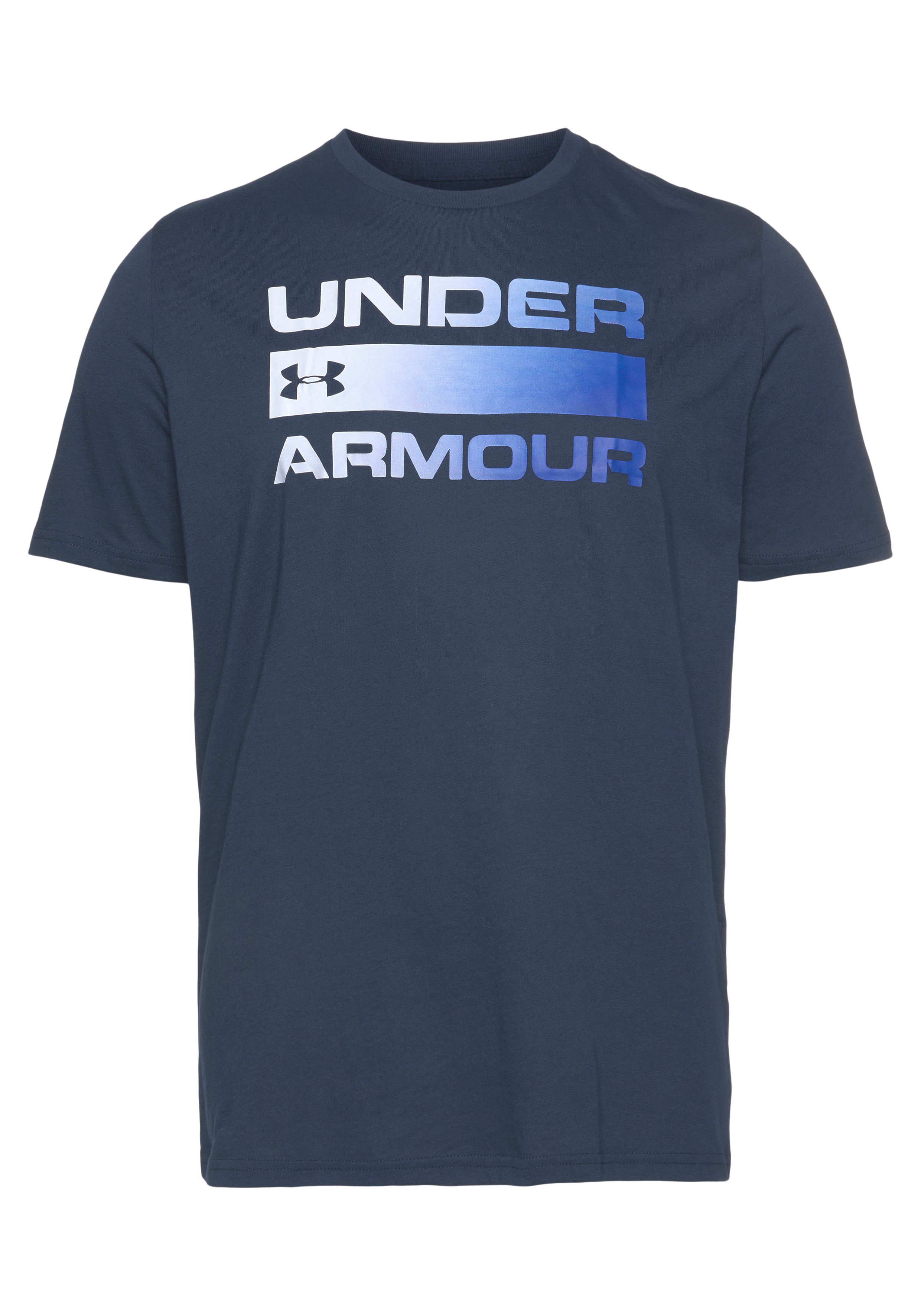 TEAM Armour® WORDMARK marine ISSUE Under UA SS T-Shirt