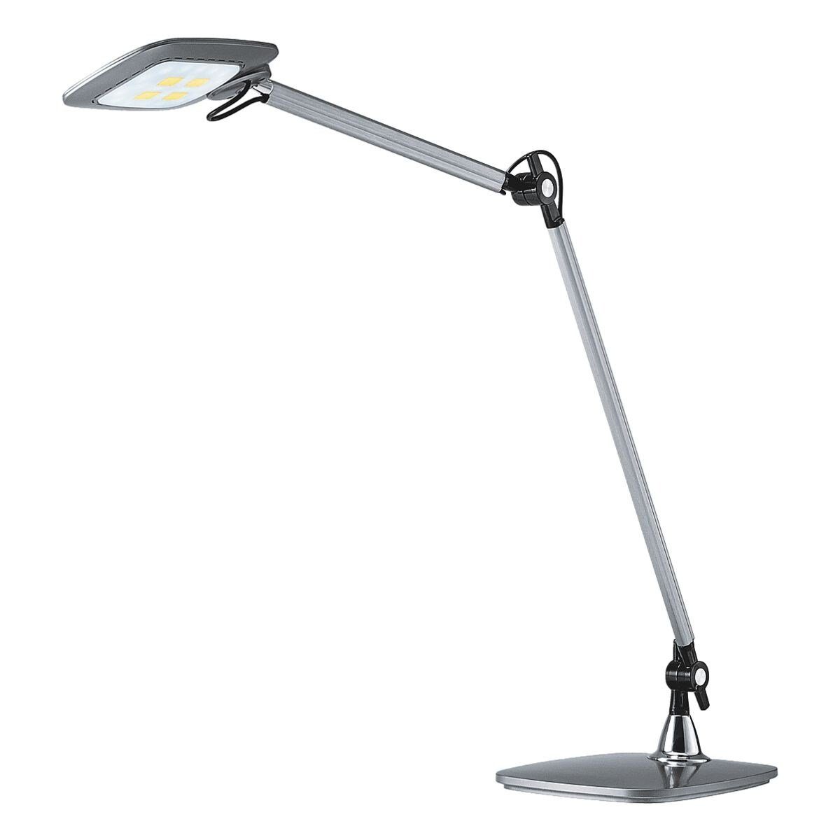 HANSA LED Schreibtischlampe E-Motion, LED fest integriert, Tischleuchte, stufenlos dimmbar