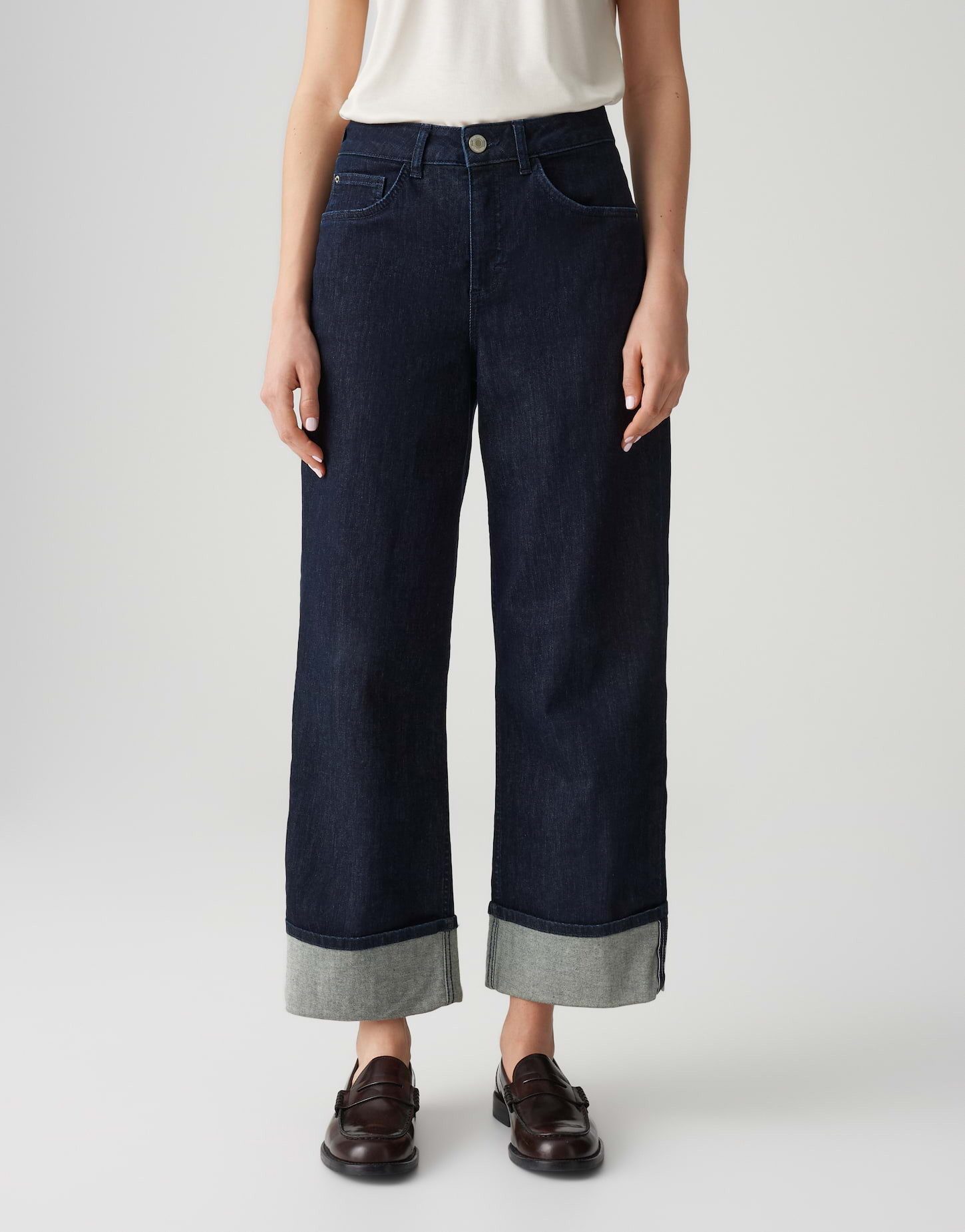 OPUS 5-Pocket-Jeans MIVA TURN UP mit günstig online kaufen