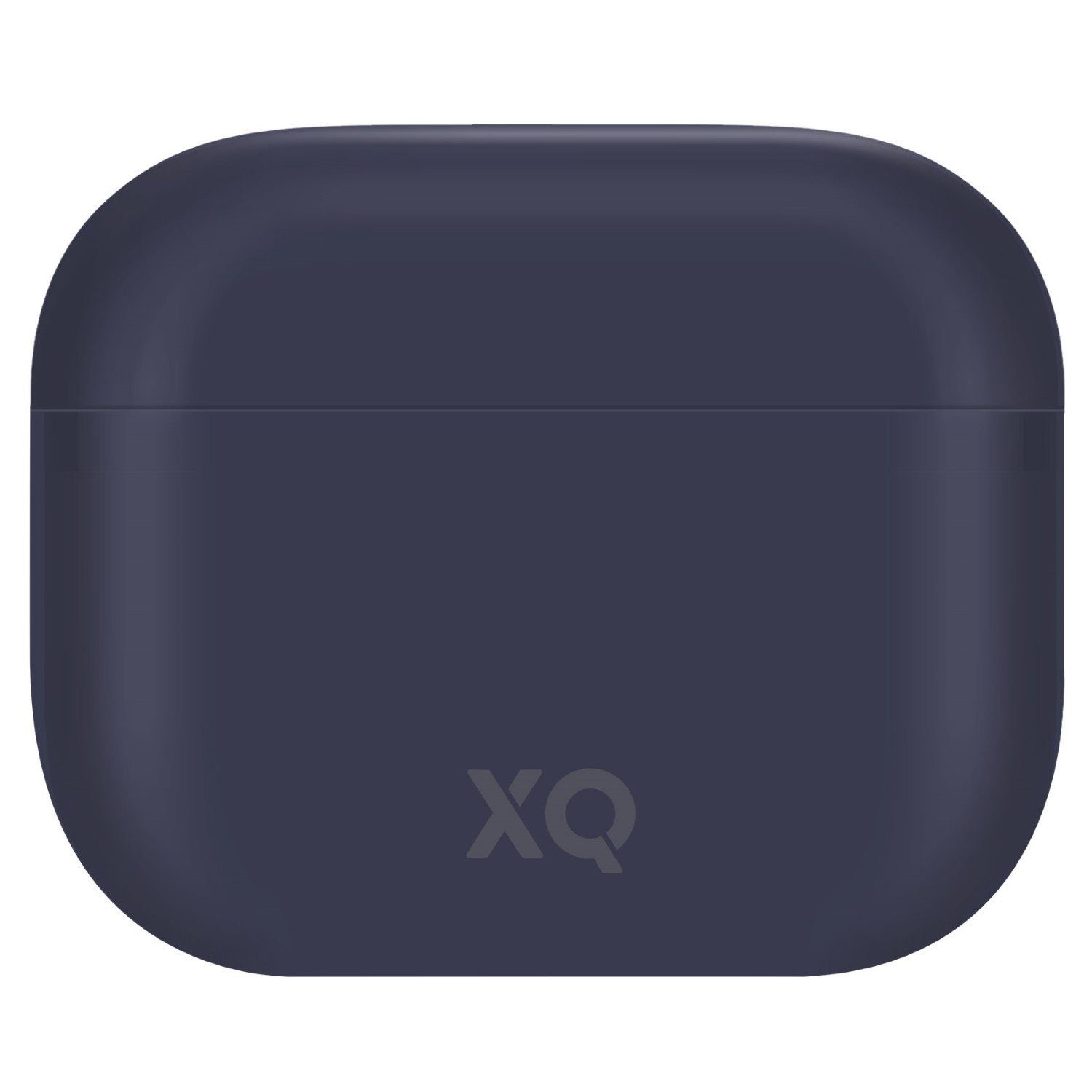 XQISIT Etui Silikon Skin Case Cover Schutz-Hülle Blau Headset (passend für Ladecase Apple AirPods 3 Bluetooth Ohrhörer Kopfhörer)