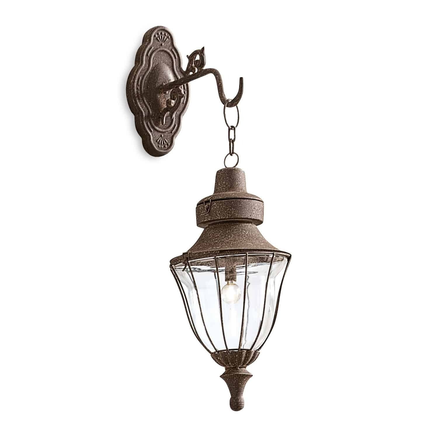 Mirabeau LED Laterne LED-Wandlaterne Nannette braun günstig online kaufen