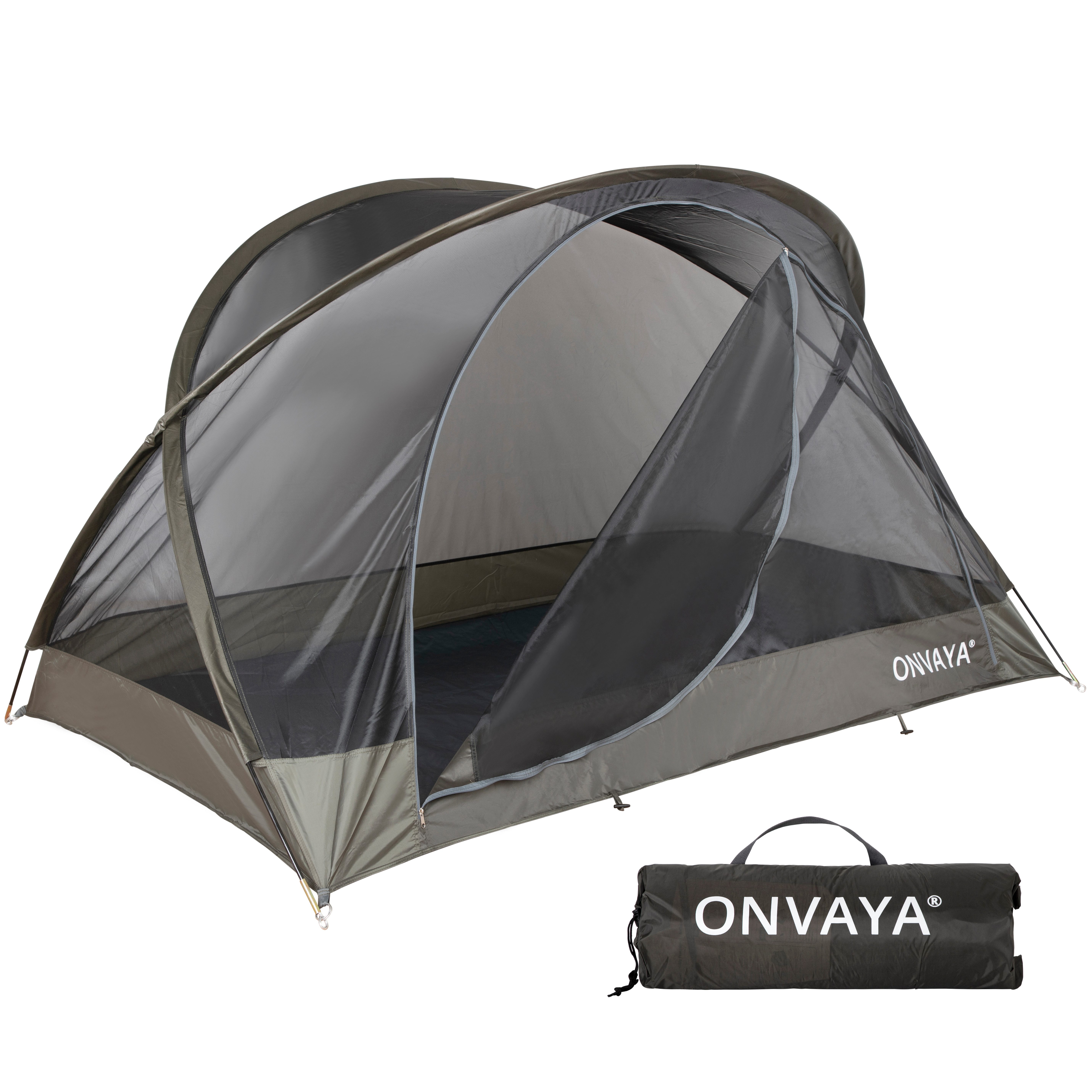 ONVAYA Moskitonetz ǀ Insektenschutzzelt ǀ für 2 Personen ǀ einfacher Aufbau ǀ Camping