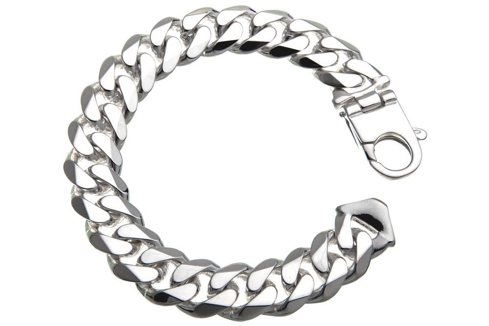 Silberkettenstore Silberarmband Panzerkette Armband 14mm - günstig online kaufen