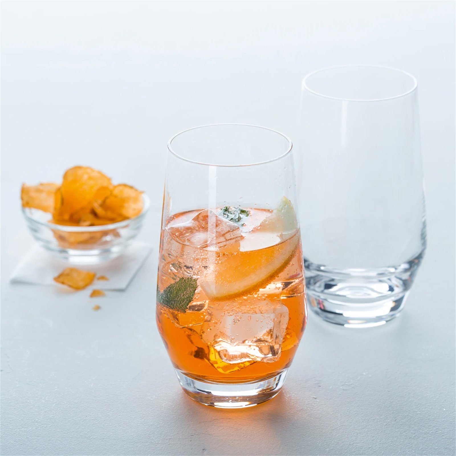LEONARDO Longdrinkglas Trinkglas 6er-Set 365 PUCCINI, Wasserglas Glas, Saftglas ml