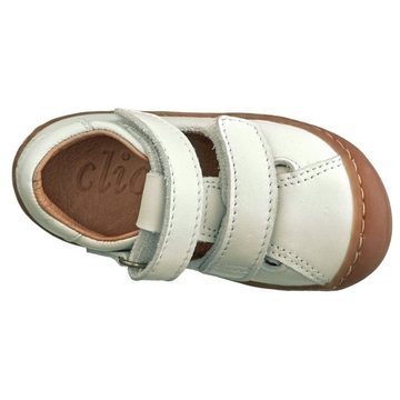 Clic Clic Sandalen Mädchen Lauflernschuhe Leder Weiß 9438 Sandalette