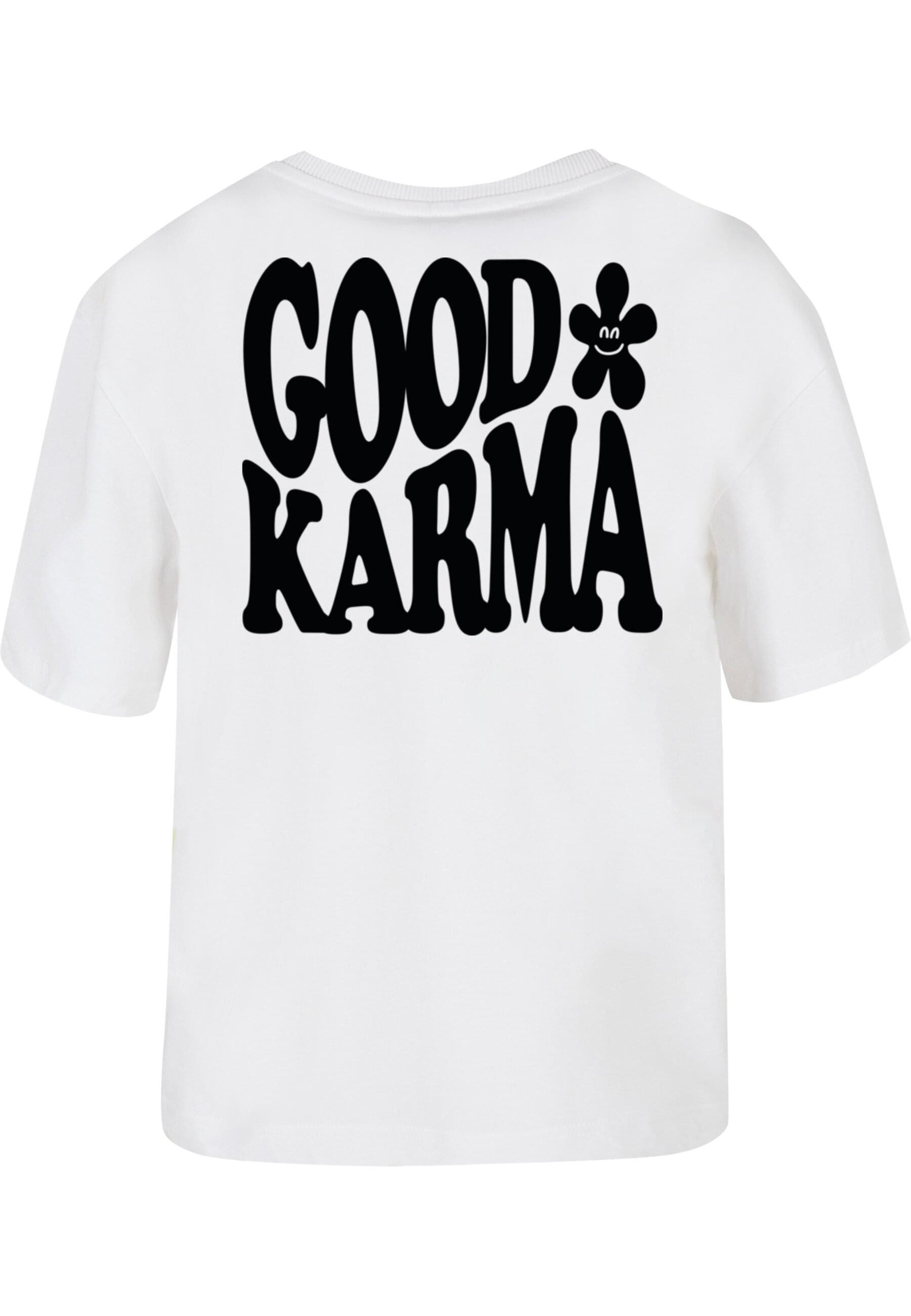 Miss Tee T-Shirt Miss Tee Good Karma Happy Flower Tee (1-tlg) günstig online kaufen