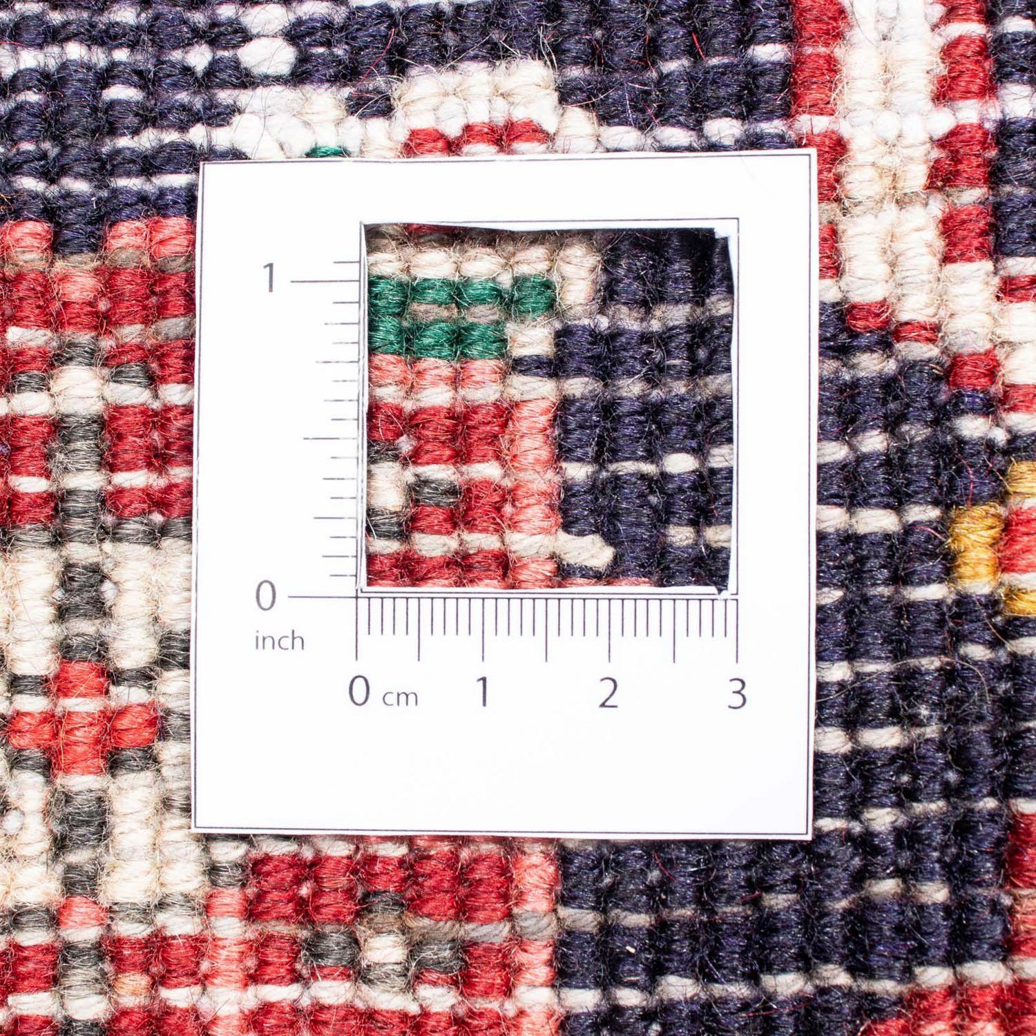 Zertifikat cm, mit morgenland, Unikat mm, 290 Höhe: Wollteppich x Heriz rechteckig, 10 Rosso Medaillon chiaro 203