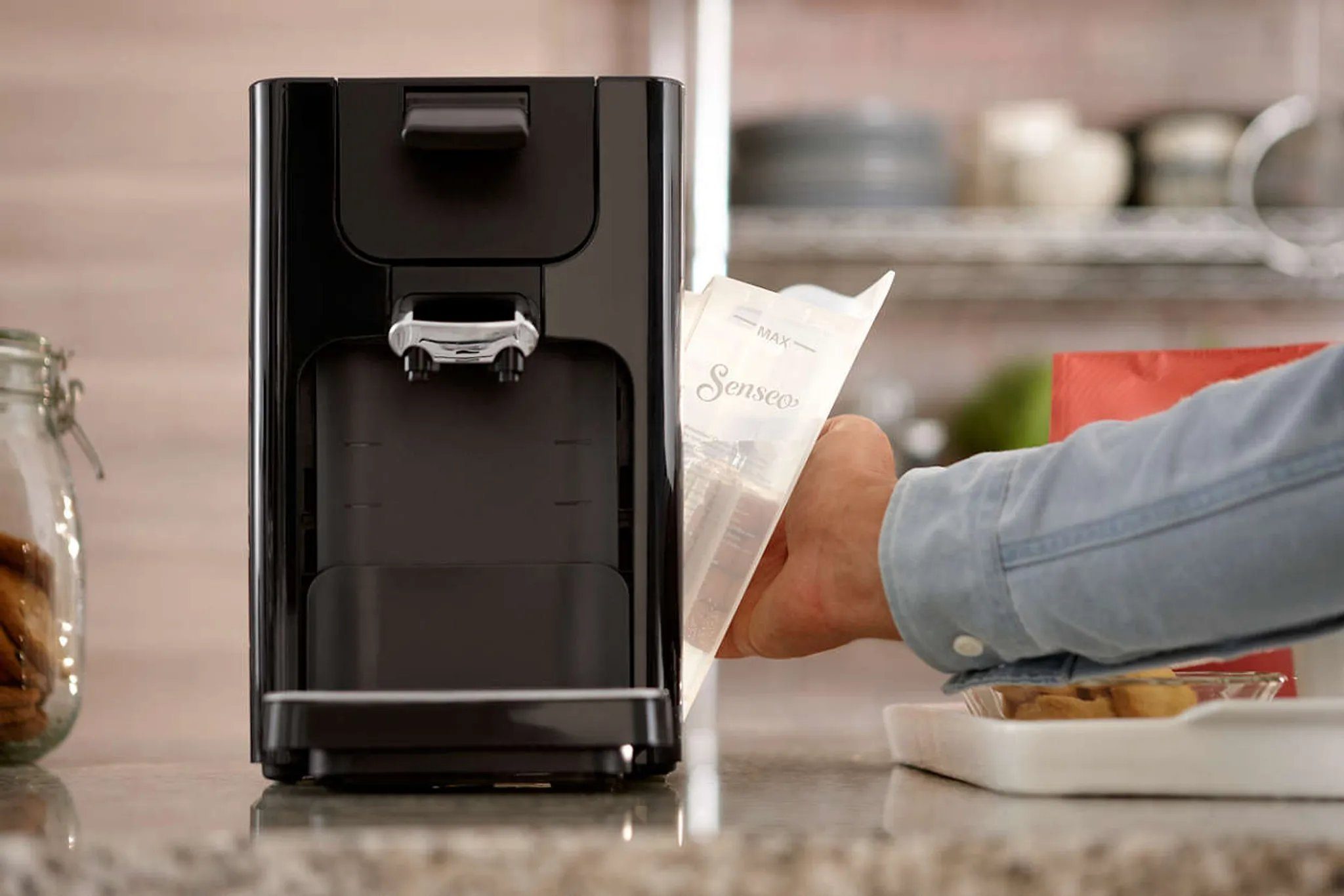 Philips Senseo Kaffeepadmaschine, 1 oder 2 Tassen