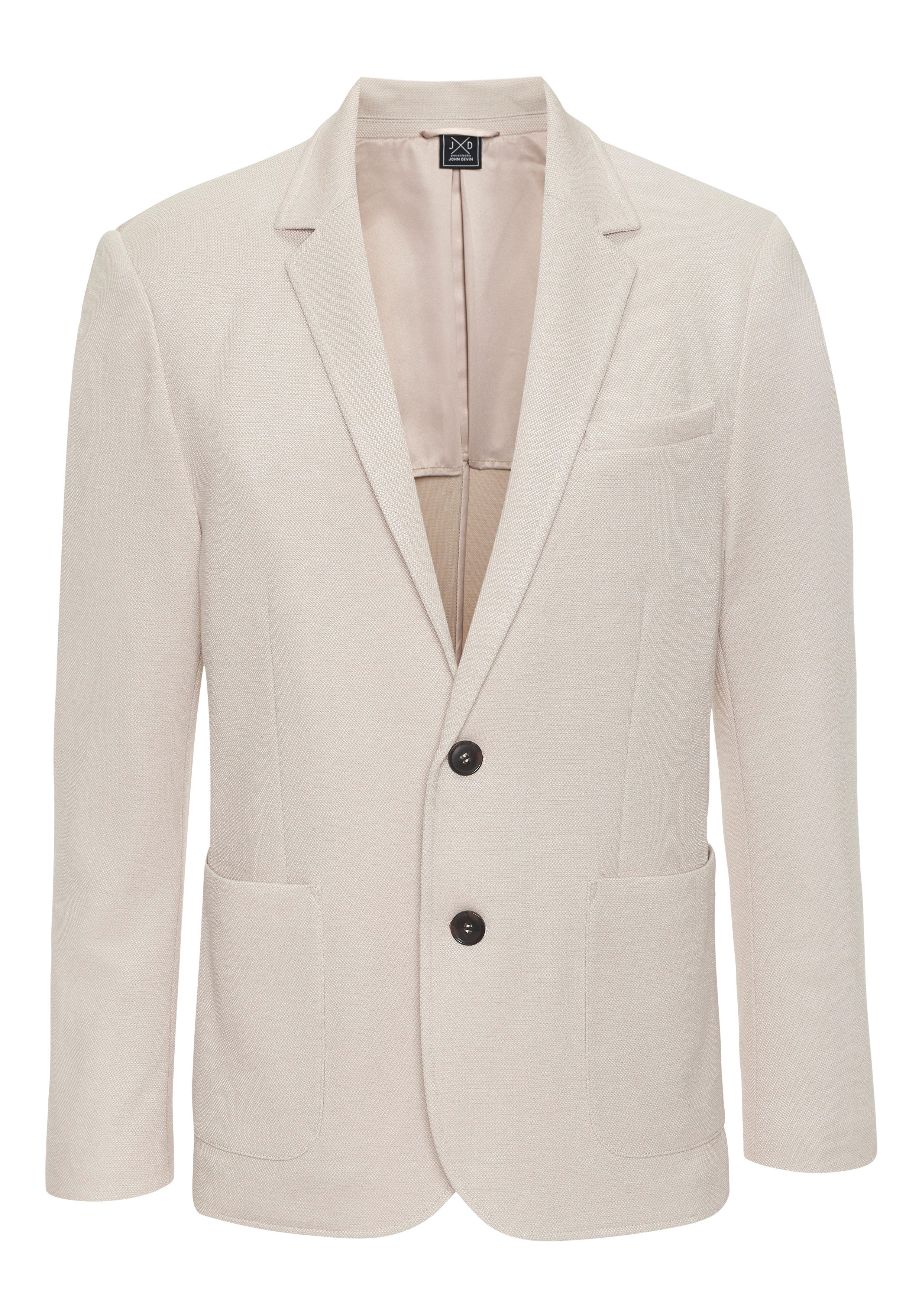 John Devin Sakko aus elastischer Jersey Pikee-Qualität lässiges Stretchsakko mit dezentem Muster. € 89,99
