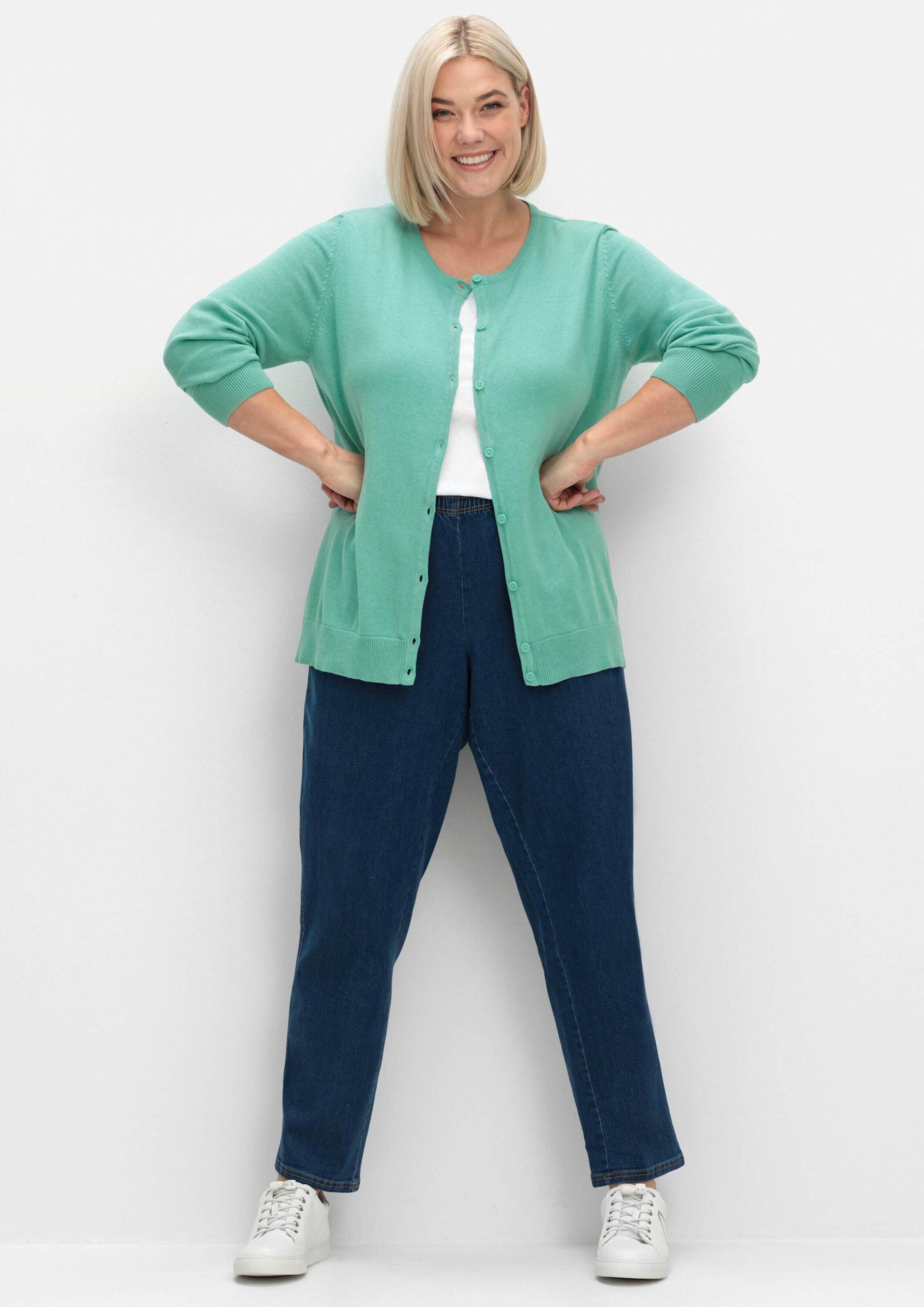 Sieh an! Strickjacke Strickjacke Langarm