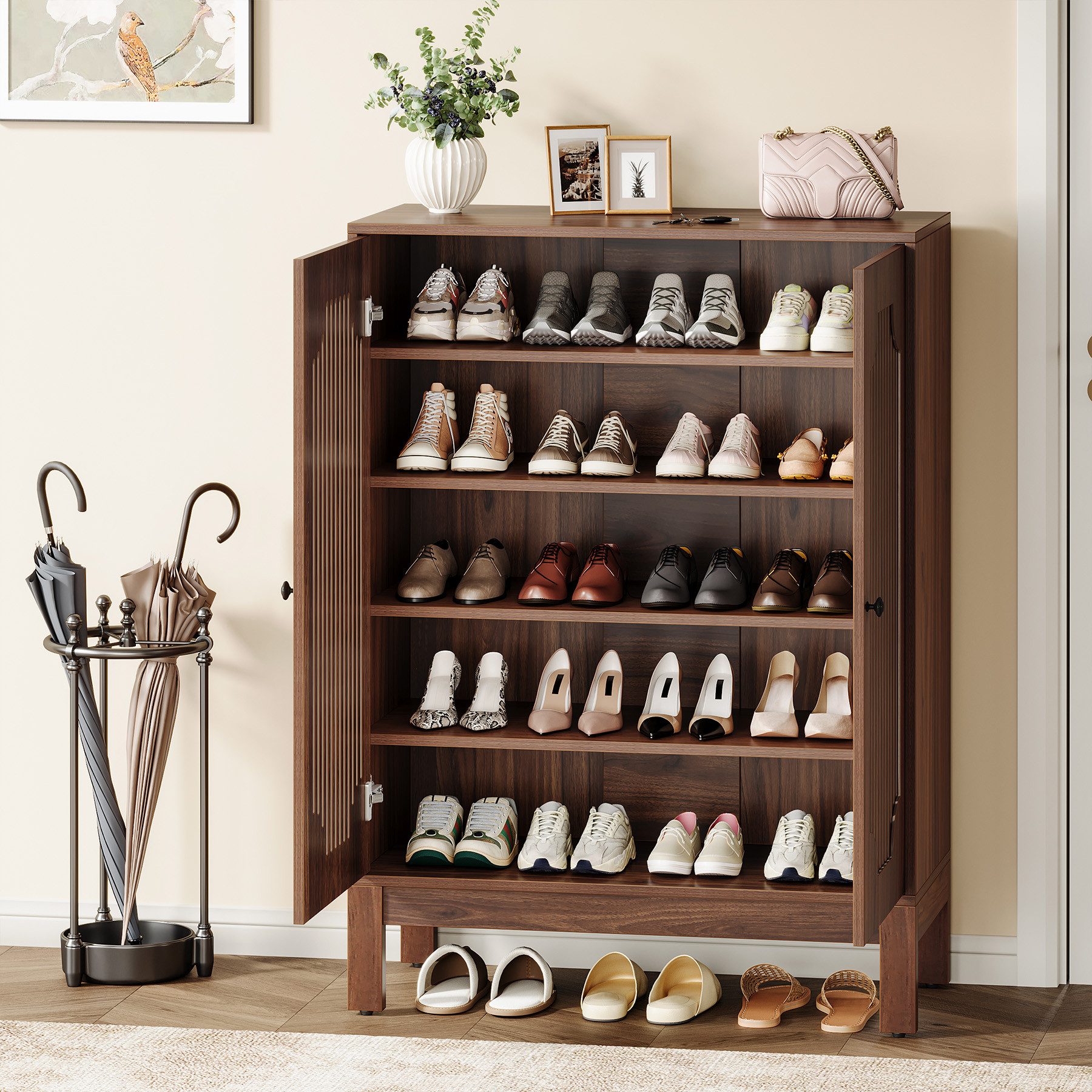 Tribesigns Schuhschrank Schuhregal mit 6 Etagen günstig online kaufen