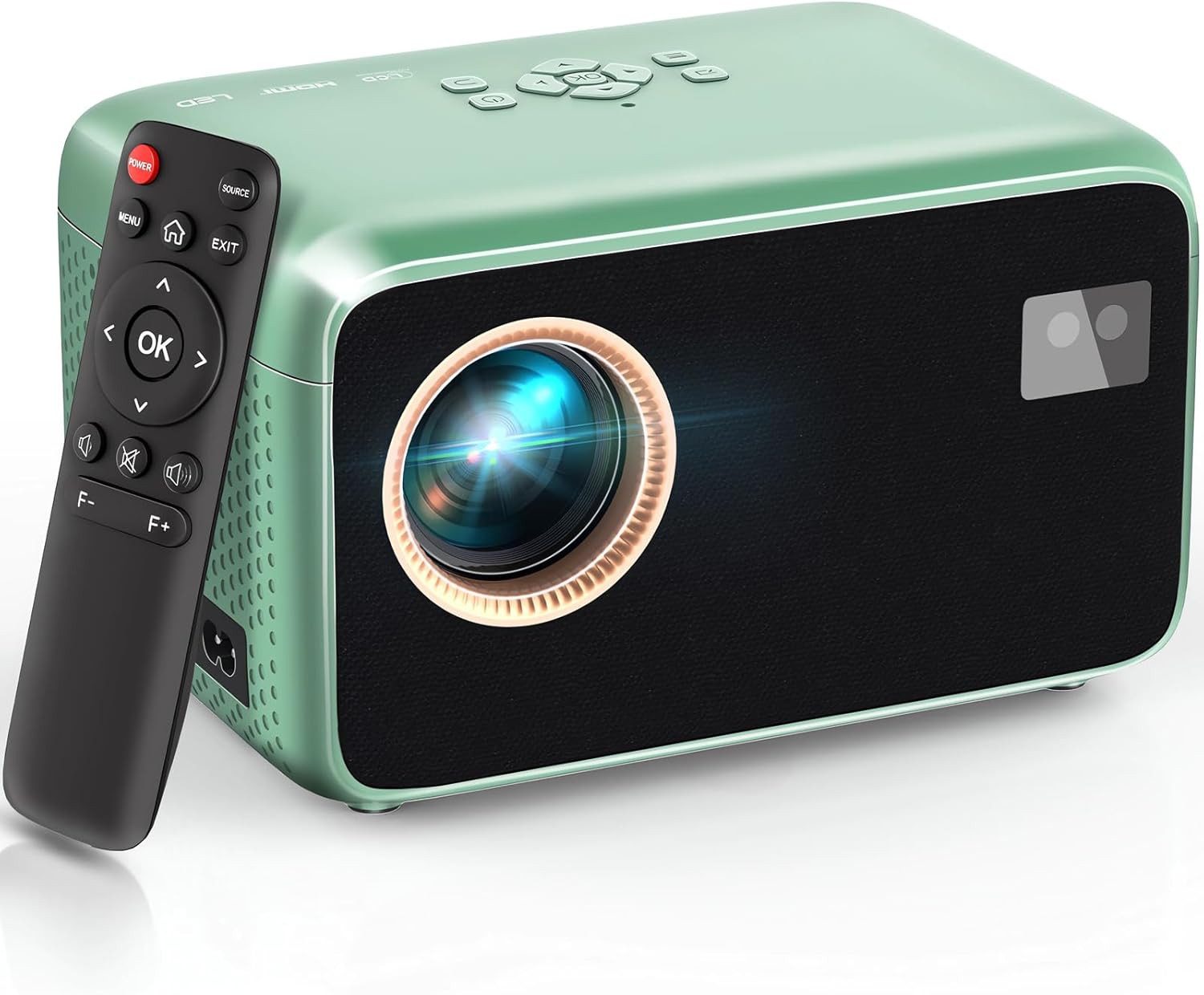 Autofokus/Trapezkorrektur 6D/4P Beamer 4K Unterstüt WiFi6 Bluetooth Portabler Projektor