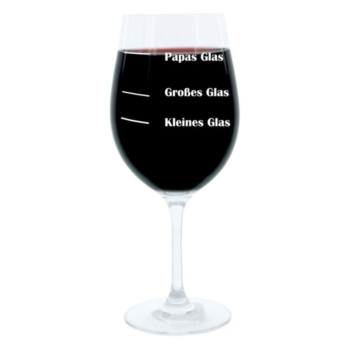 LEONARDO Weinglas XL Papas Glas Glas lasergraviert