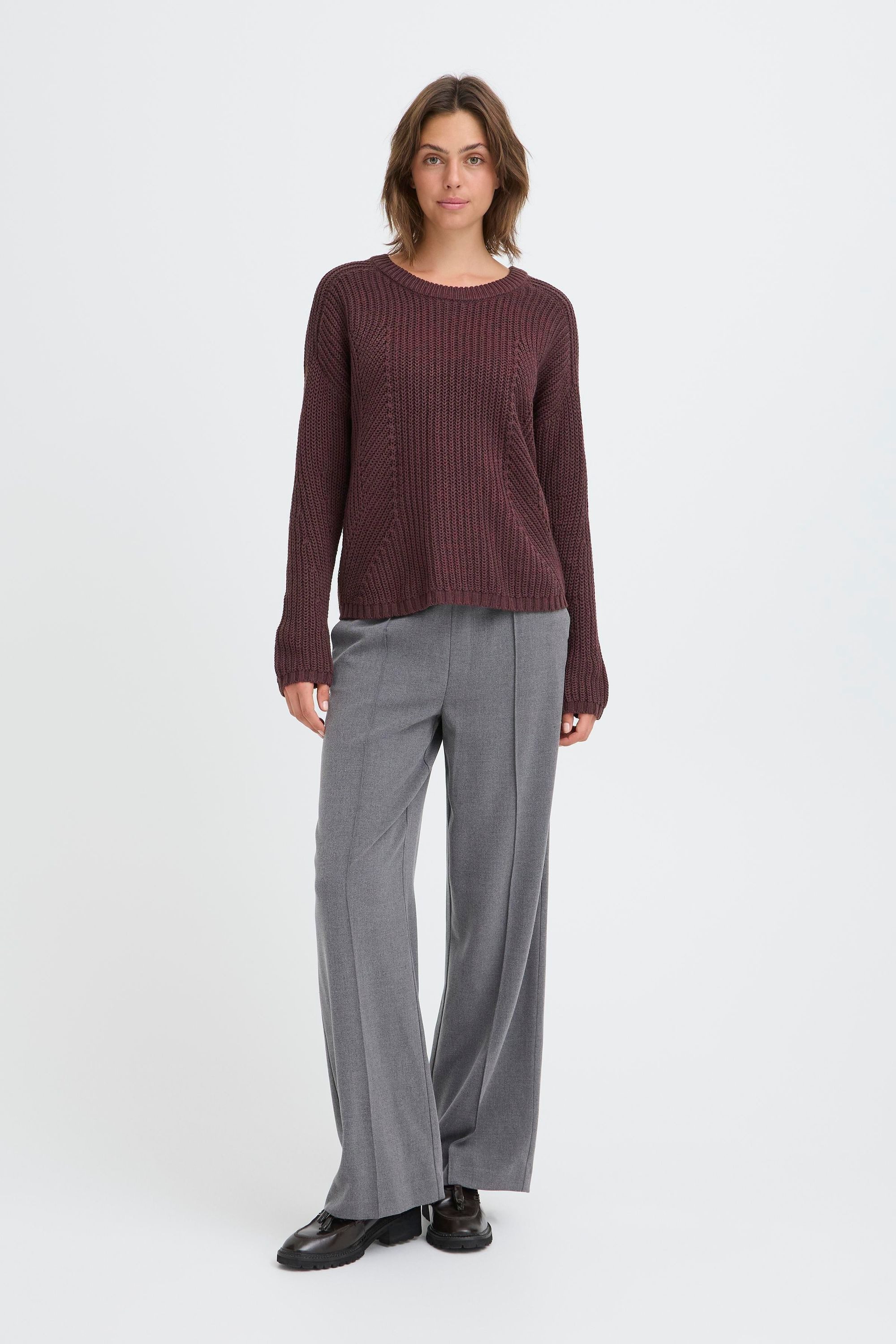 OXMO Strickpullover OXKanna Kuscheliger Pullover