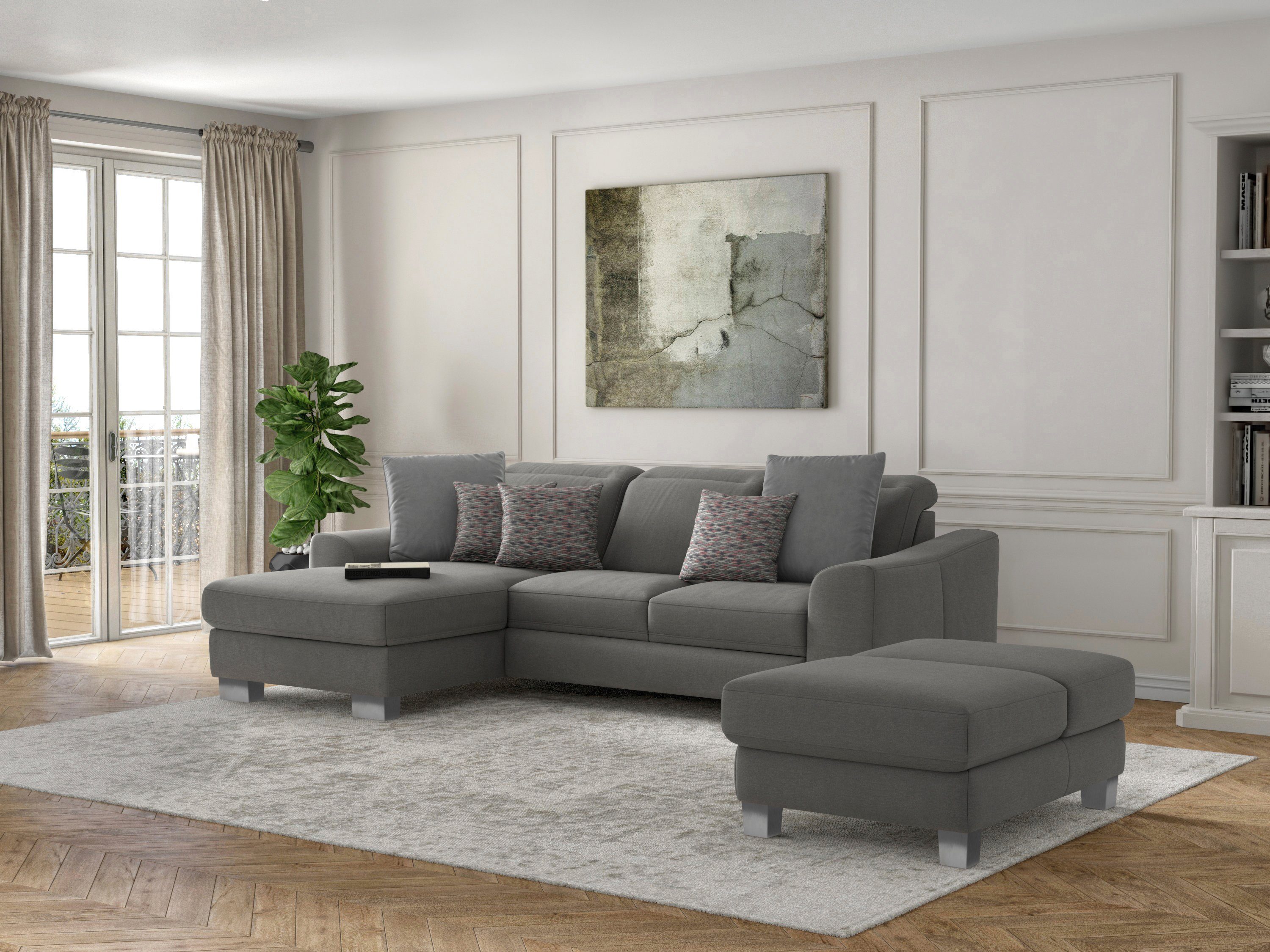 sit&more Ecksofa Dundee L-Form, mit Federkern günstig online kaufen