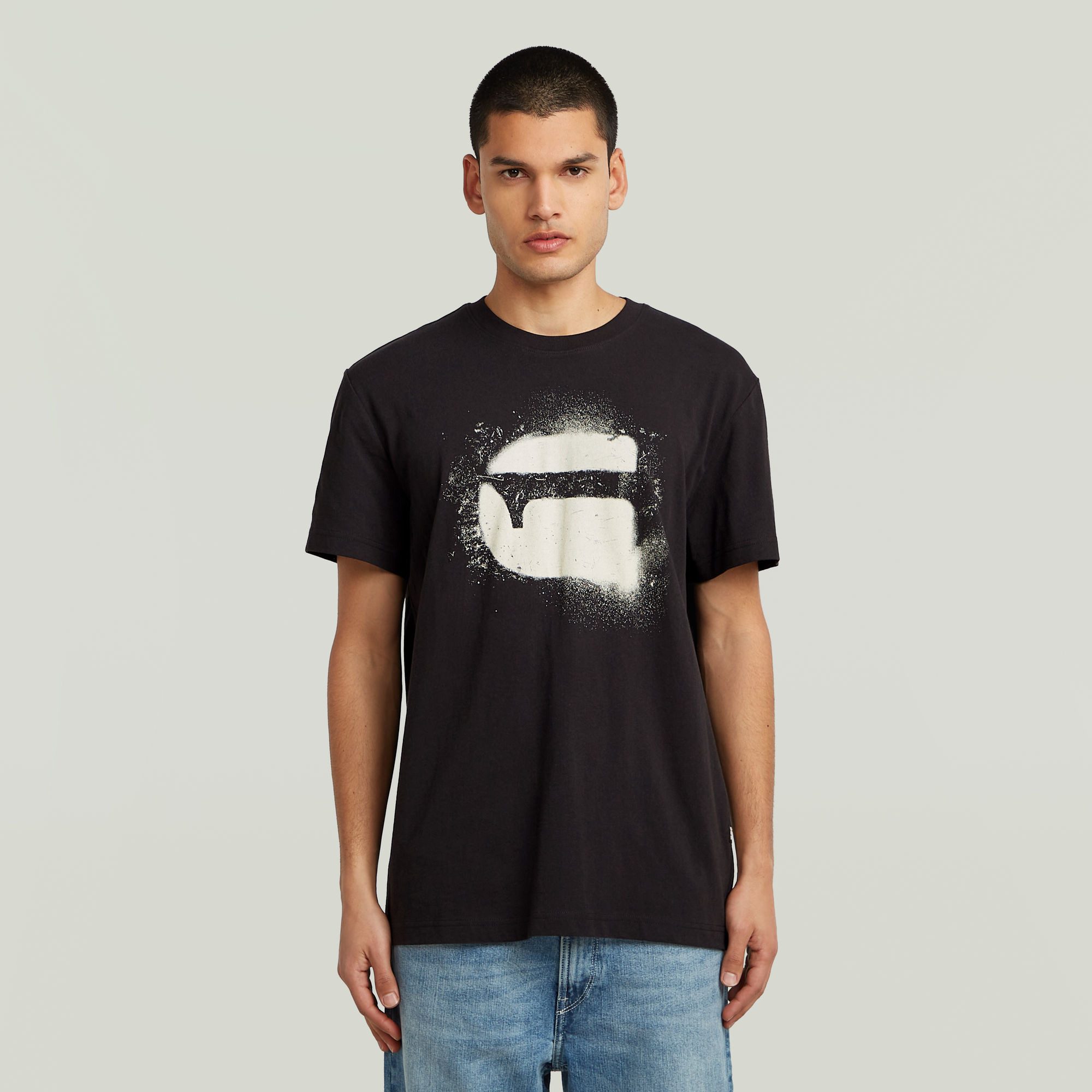 G-STAR T-Shirt Spray G Logo mit günstig online kaufen