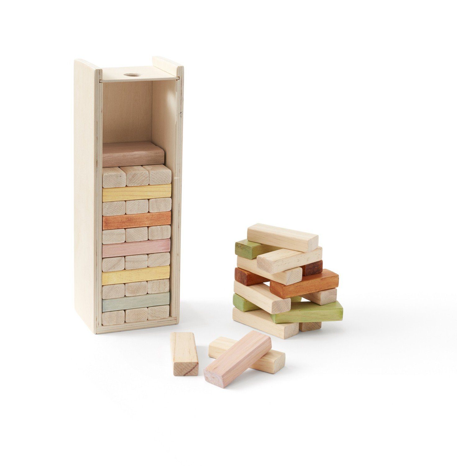 Stapelspielzeug Stapelturm Stapelstäbe aus Holz