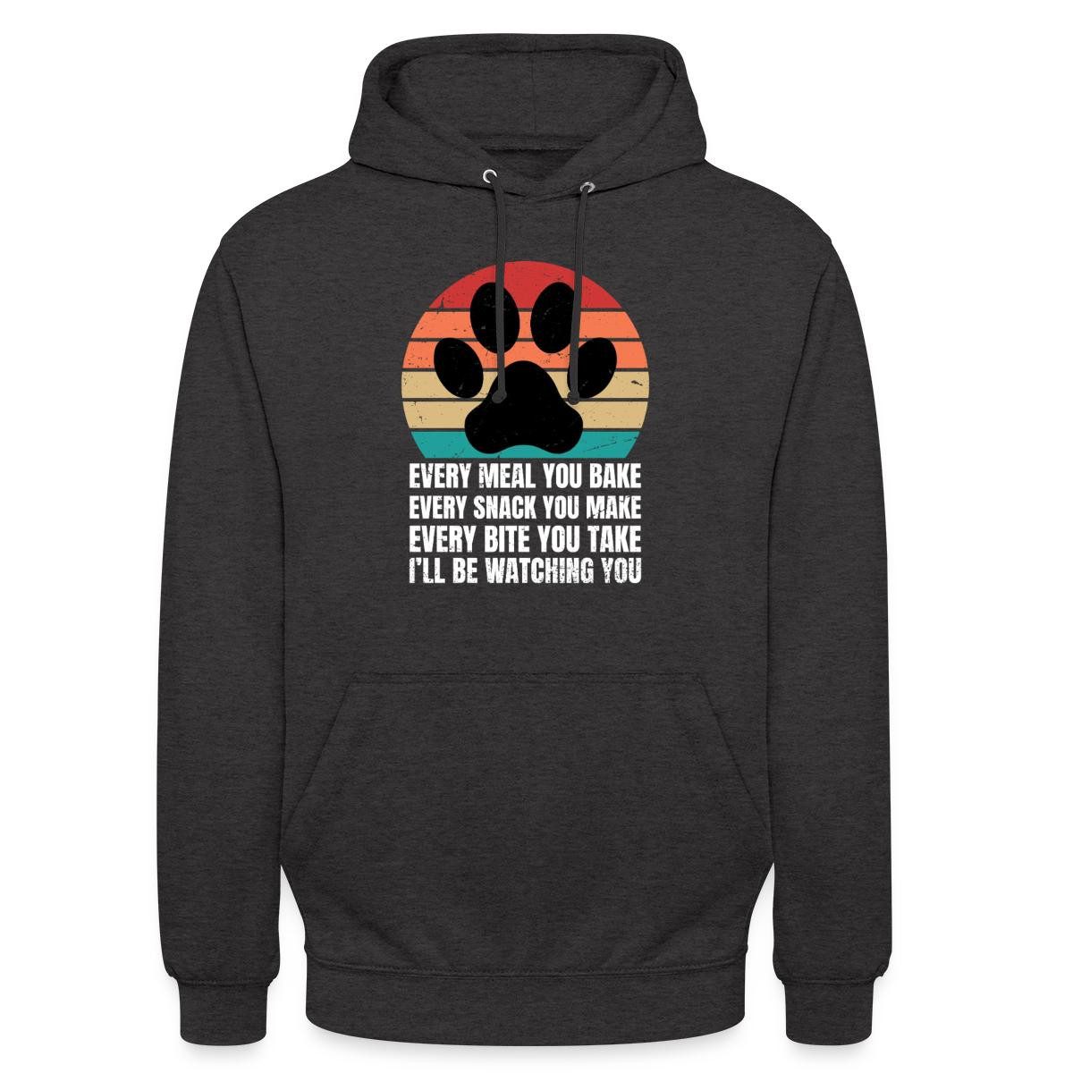 Hoodie I’ll Be Watching You, Hundepfote Unisex Hoodie