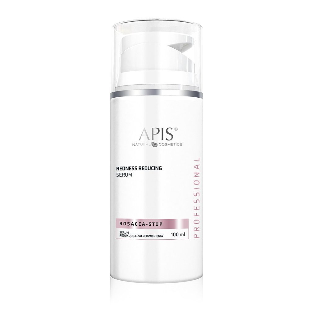 Apis Natural Cosmetics Anti-Falten-Serum APIS ROSACEA-STOP Serum reduziert Rötungen, Anti-Aging, 100ml
