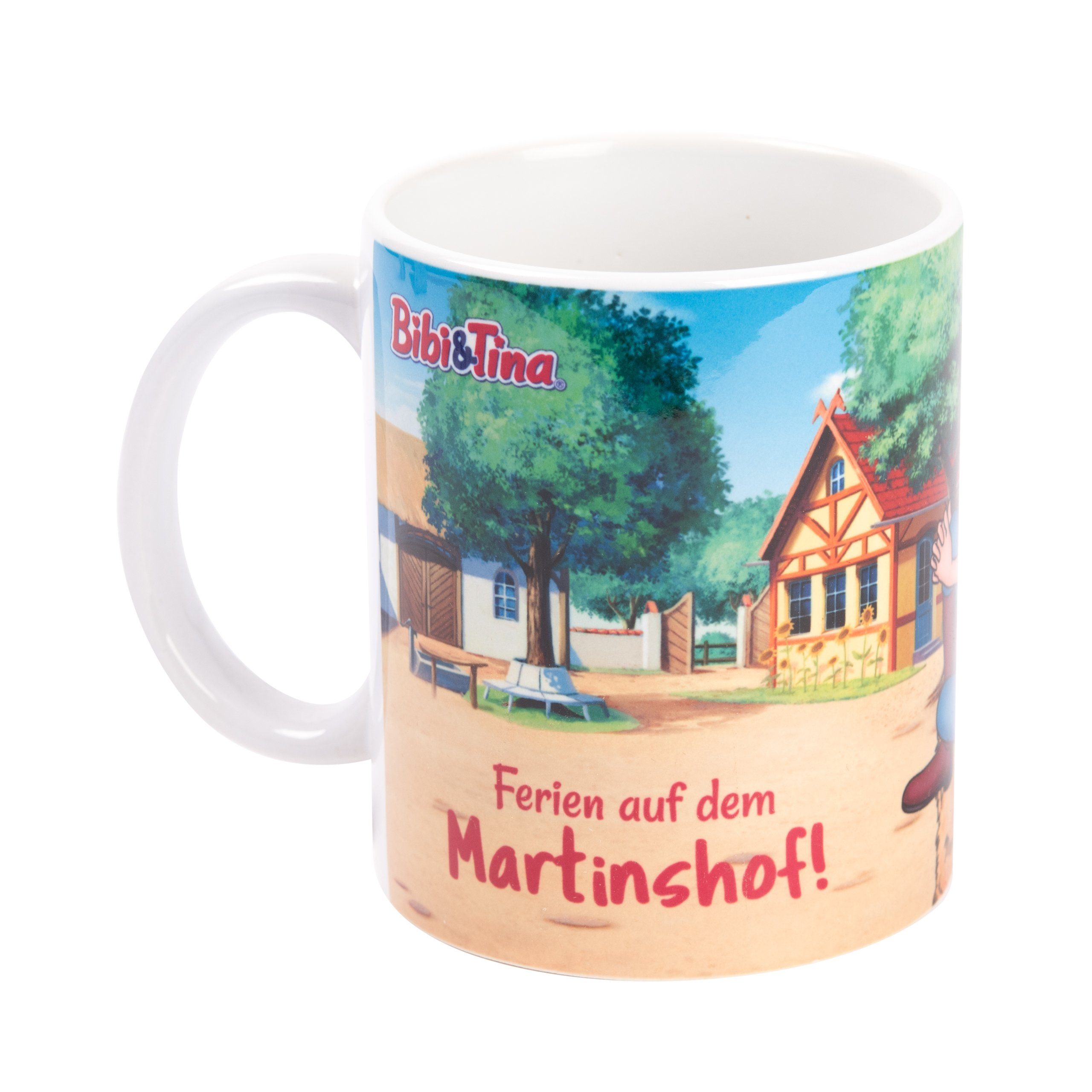 Keramik Tasse United & Tasse Labels® Martinshof! Ferien aus Keramik Tina ml, 320 - Bibi auf dem