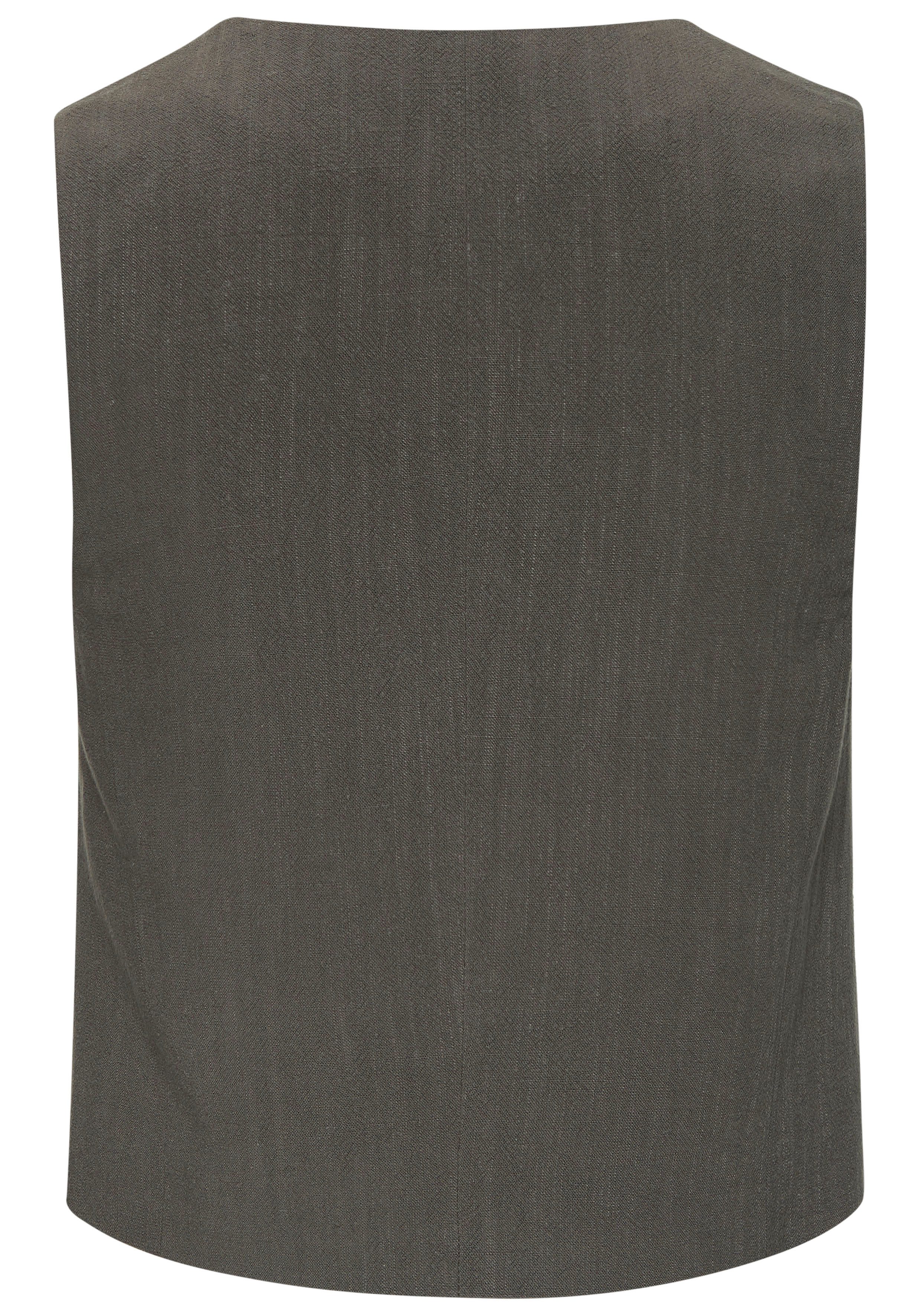 LASCANA Anzugweste, figurbetonter Schnitt und modisch verkürzte Länge