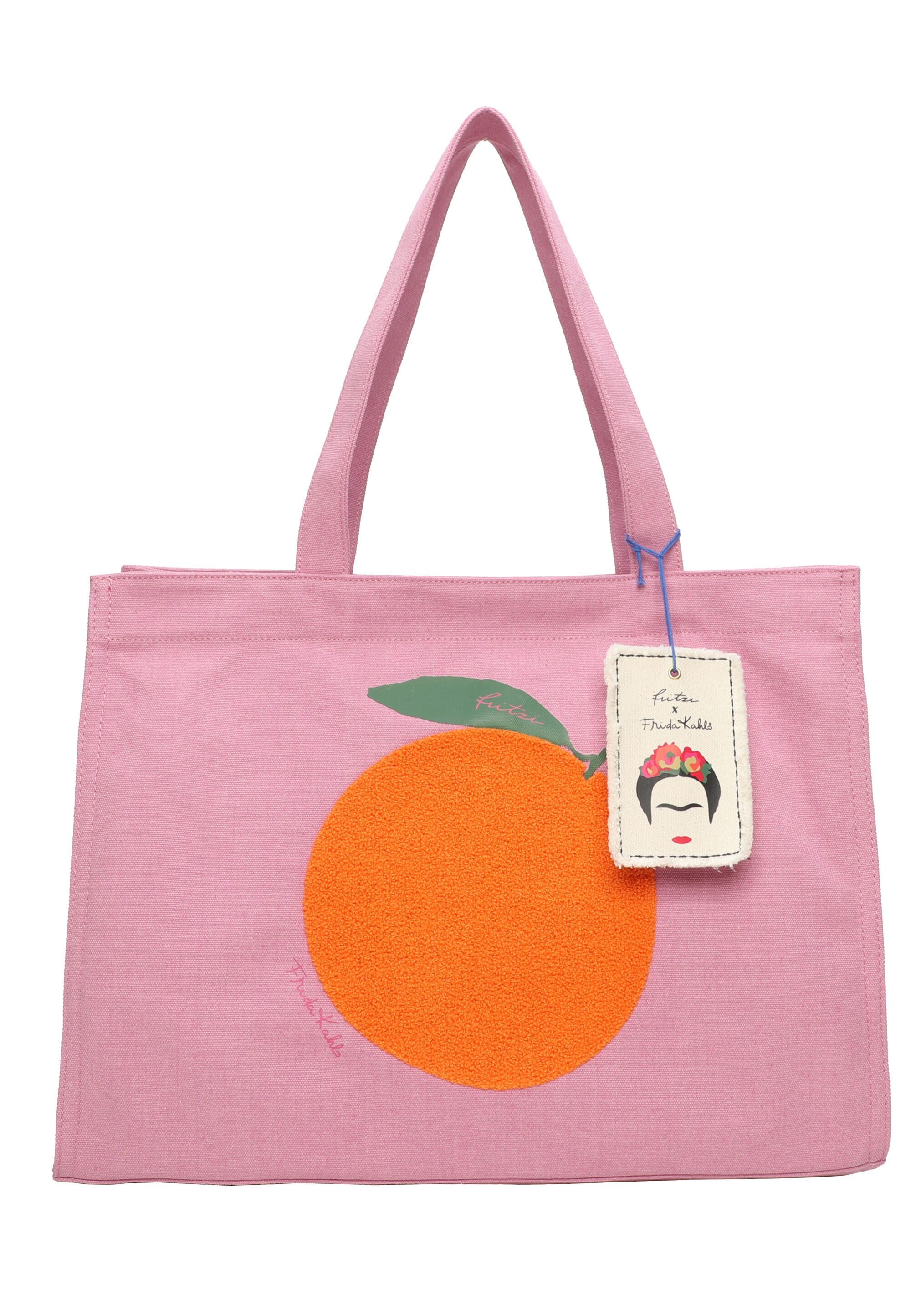 Fritzi aus Preußen Shopper Fritzi x Frida Kahlo, mit Orangen-Motiv