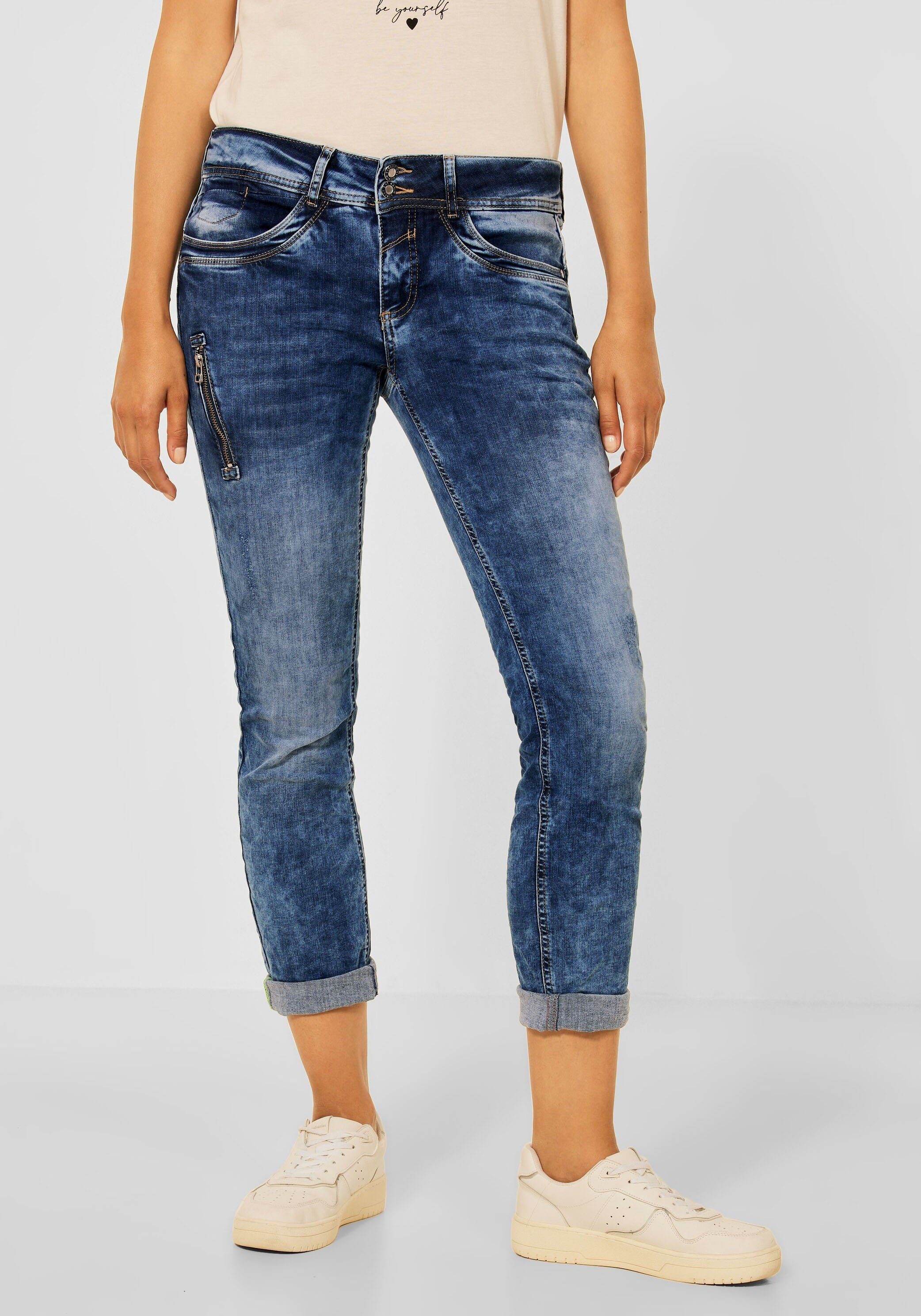 STREET ONE Slim-fit-Jeans »Style Jane« in cooler Waschung online kaufen |  OTTO