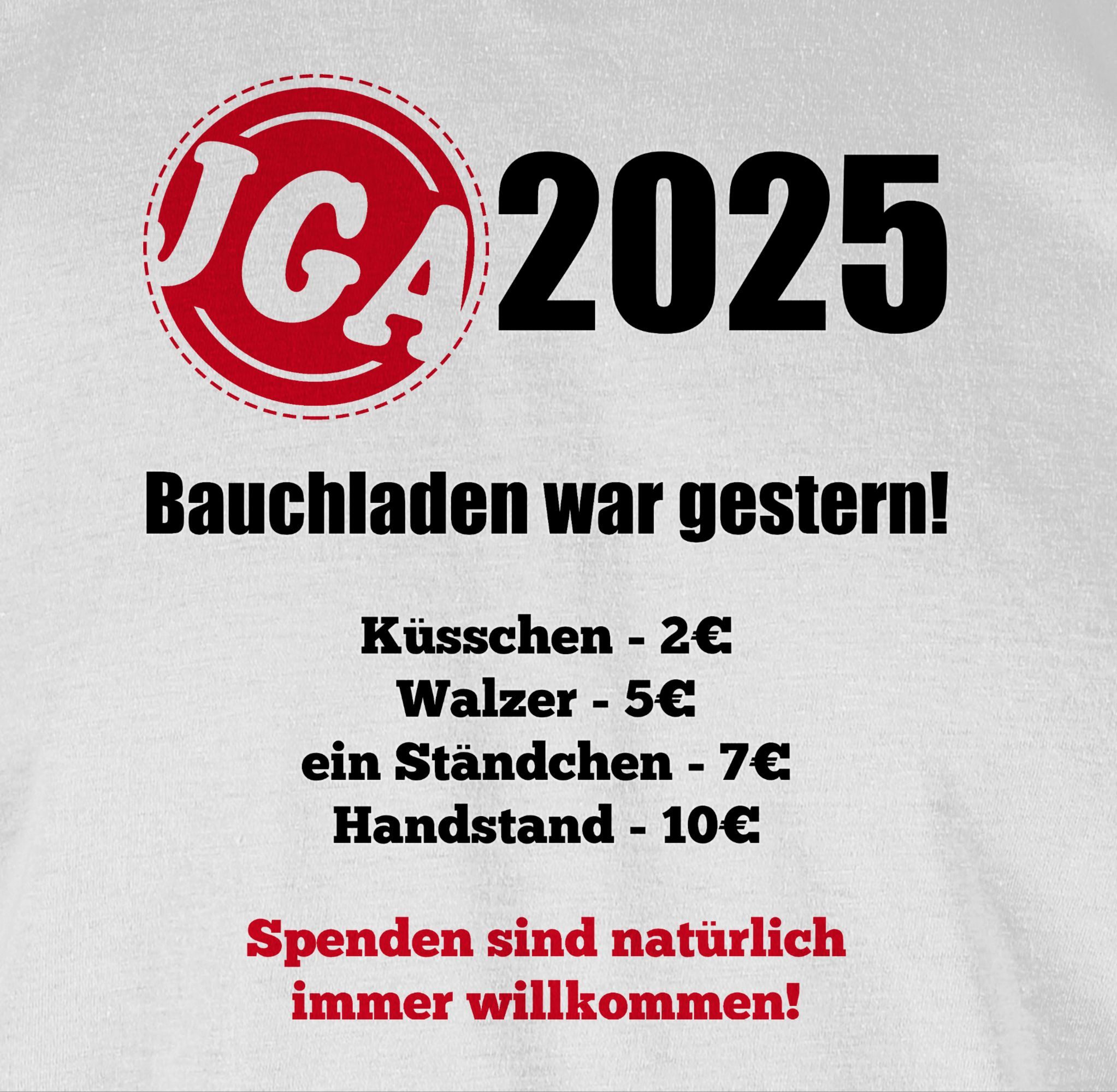 Shirtracer T-Shirt Aufgaben der Braut - Bezahlen - Bauchladen war gestern JGA Männer