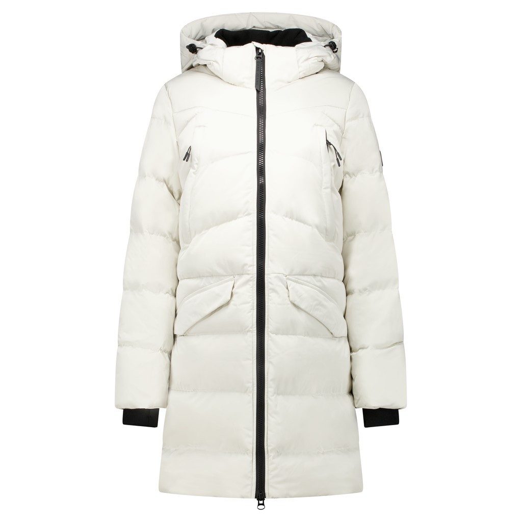 CARS JEANS Winterjacke YELMA Nylon Polyester Ecru