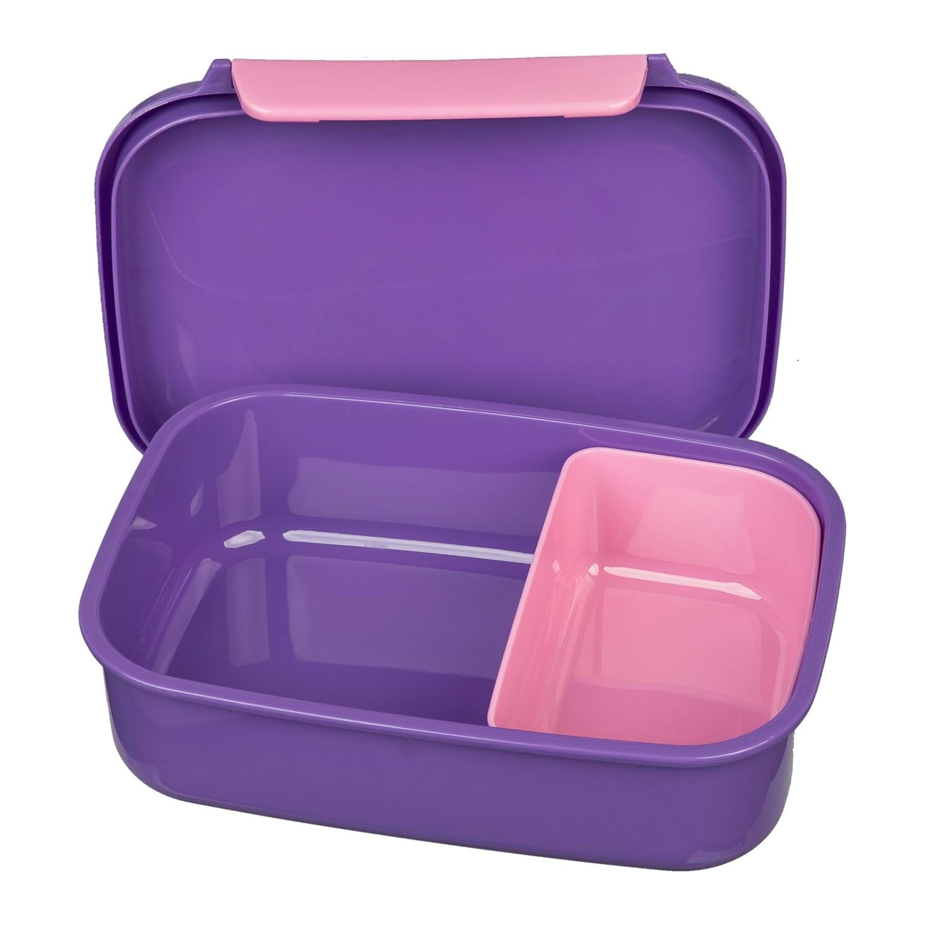 Unicorn Academy Lunchbox Lila Brotdose 18 x 14 x 6 cm Snackbox für Schule unterwegs