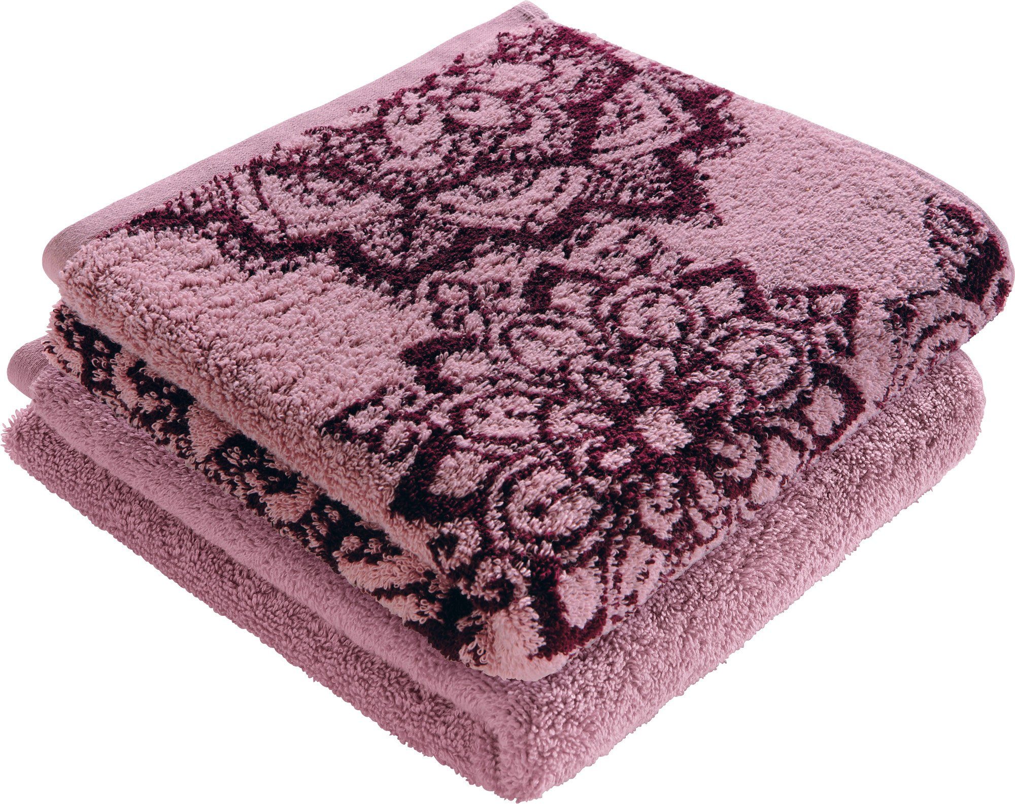 Erwin Müller Handtuch Handtuch "Bühl" 4er-Pack, Frottier, Walk-Frottier Mot günstig online kaufen