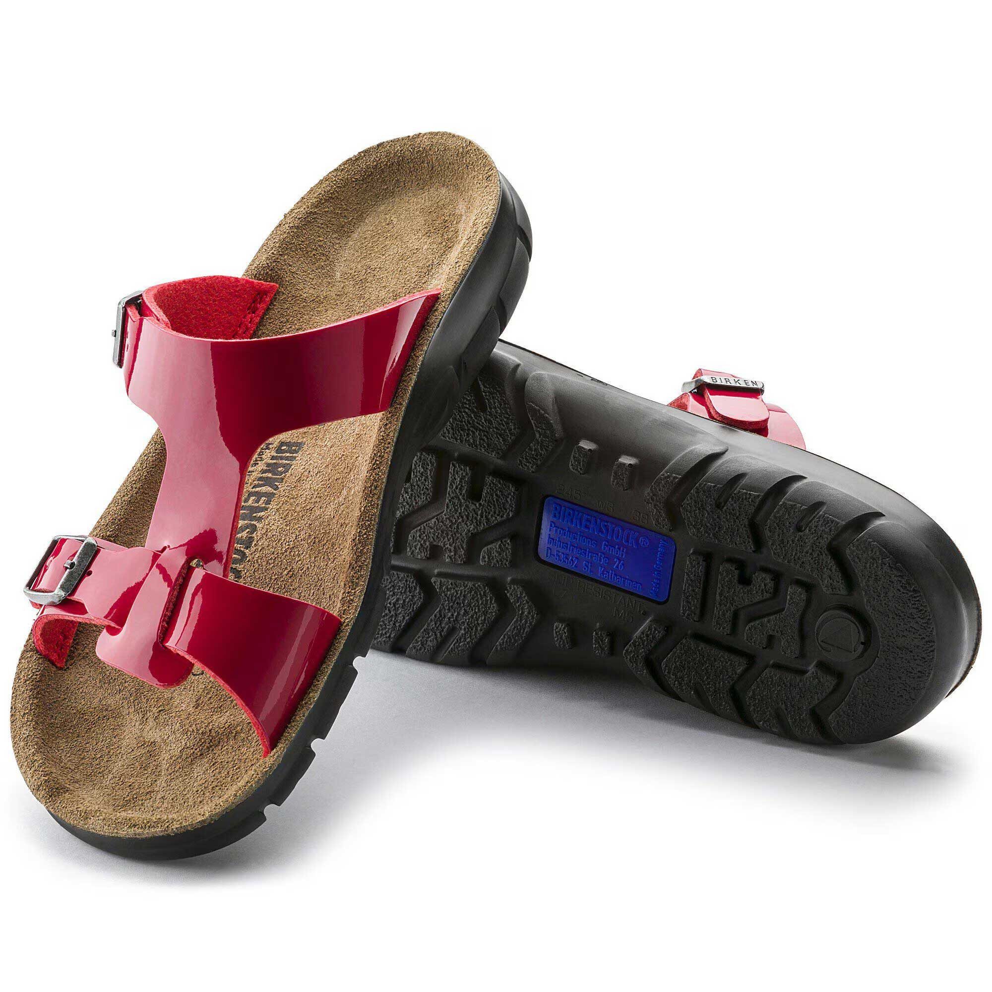 Birkenstock Sandalen Damen Sommer - Sofia - Anatomisches Kork-Latex-Fußbett - Sandale Flache Sandaletten mit modischer T-Spange und verstellbaren Riemen – Bild 5 von 5