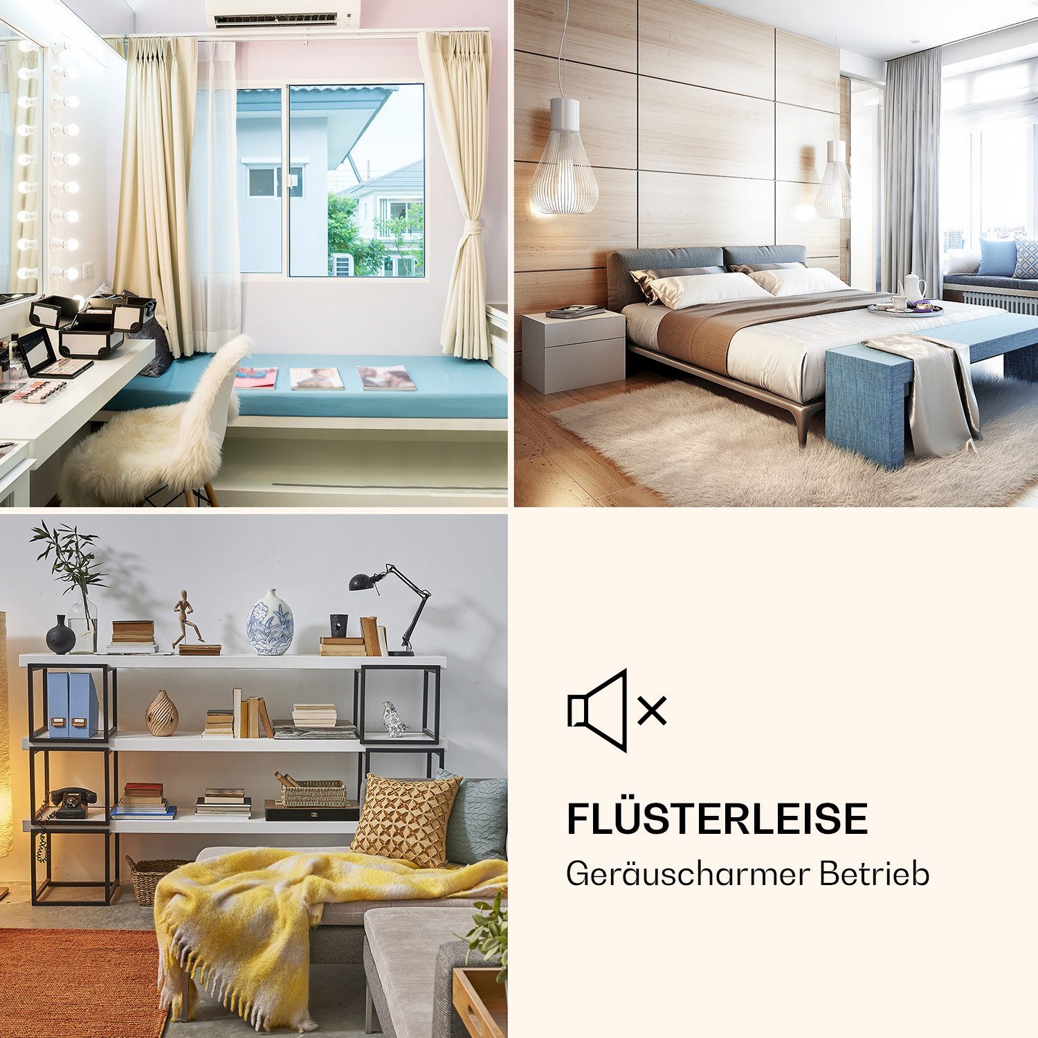 Klarstein Table Top Kühlschrank HEA16-Minibar-46L-sl 10045929, 45 cm hoch, 47 cm breit, Bier Hausbar Getränkekühlschrank Hotel Mini Fridge