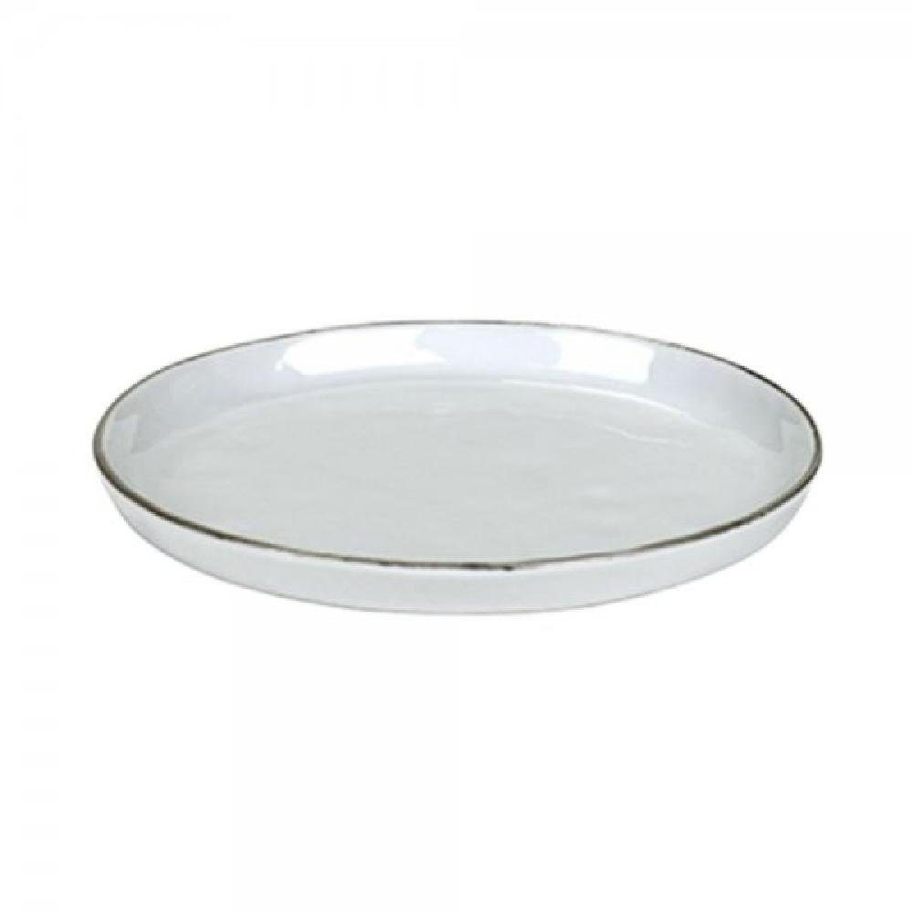 Lambert Тарелка обеденная Тарелки Piana Weiß Rand Grau (21,5cm)