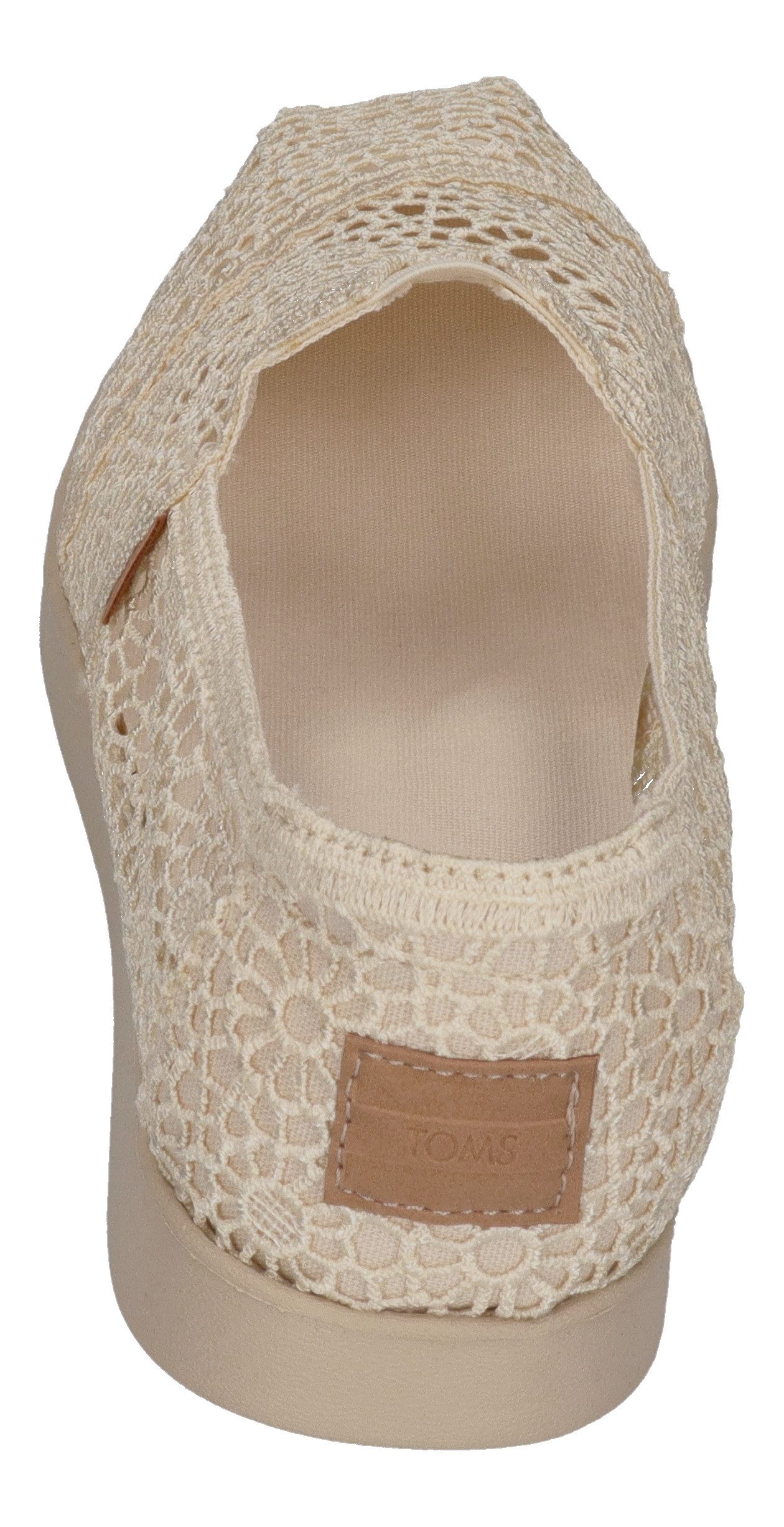 TOMS ALPARGATA PLUS Espadrille Natural Moroccan Crochet