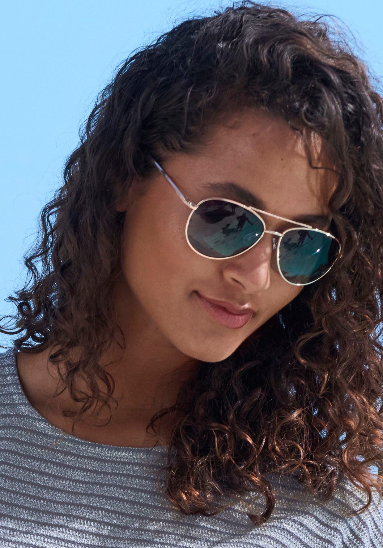 LASCANA Sonnenbrille, Pilotenbrille mit dunkel getönten Gläser