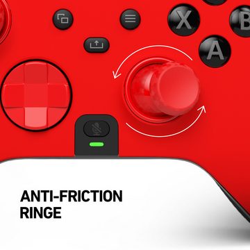 SCUF Gaming Instinct Faceplate Kit - Red FP, Red Ring, Red Hybrid D-Pad Zubehor für Xbox Contoller