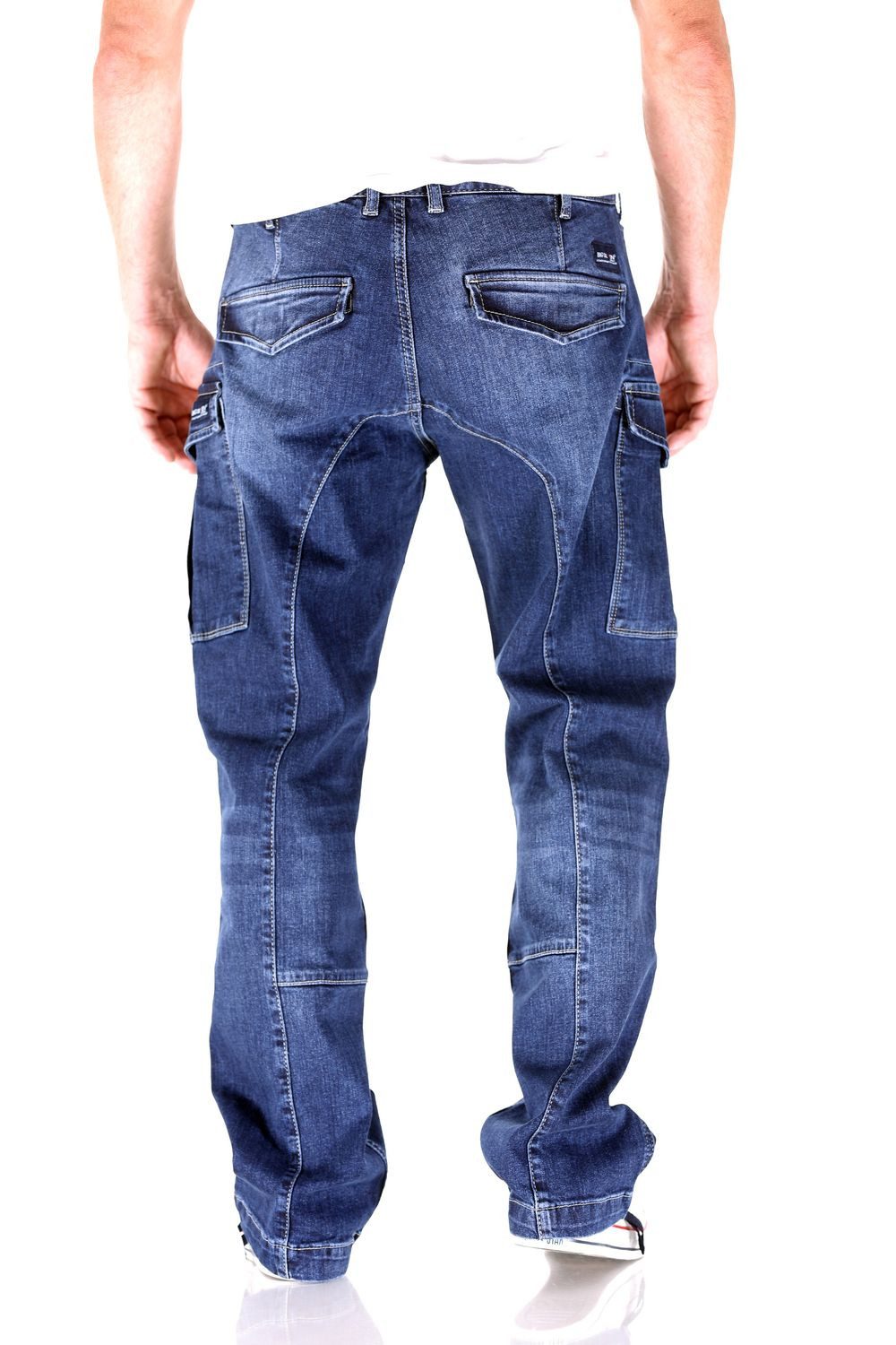 Big Seven Cargojeans Big Seven Brian Dark Aged Cargo Herren Jeans Hose – W38/L30 – Bild 3 von 3