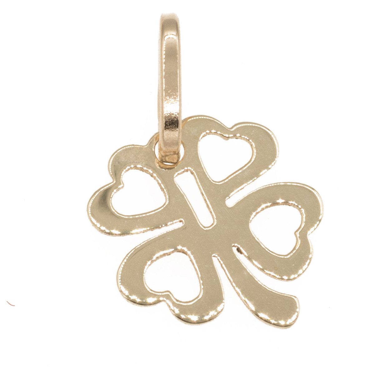 Bella Carina Kettenanhänger Kleeblatt aus 585 Gold 14 Karat 9 mm Breite, 58 günstig online kaufen