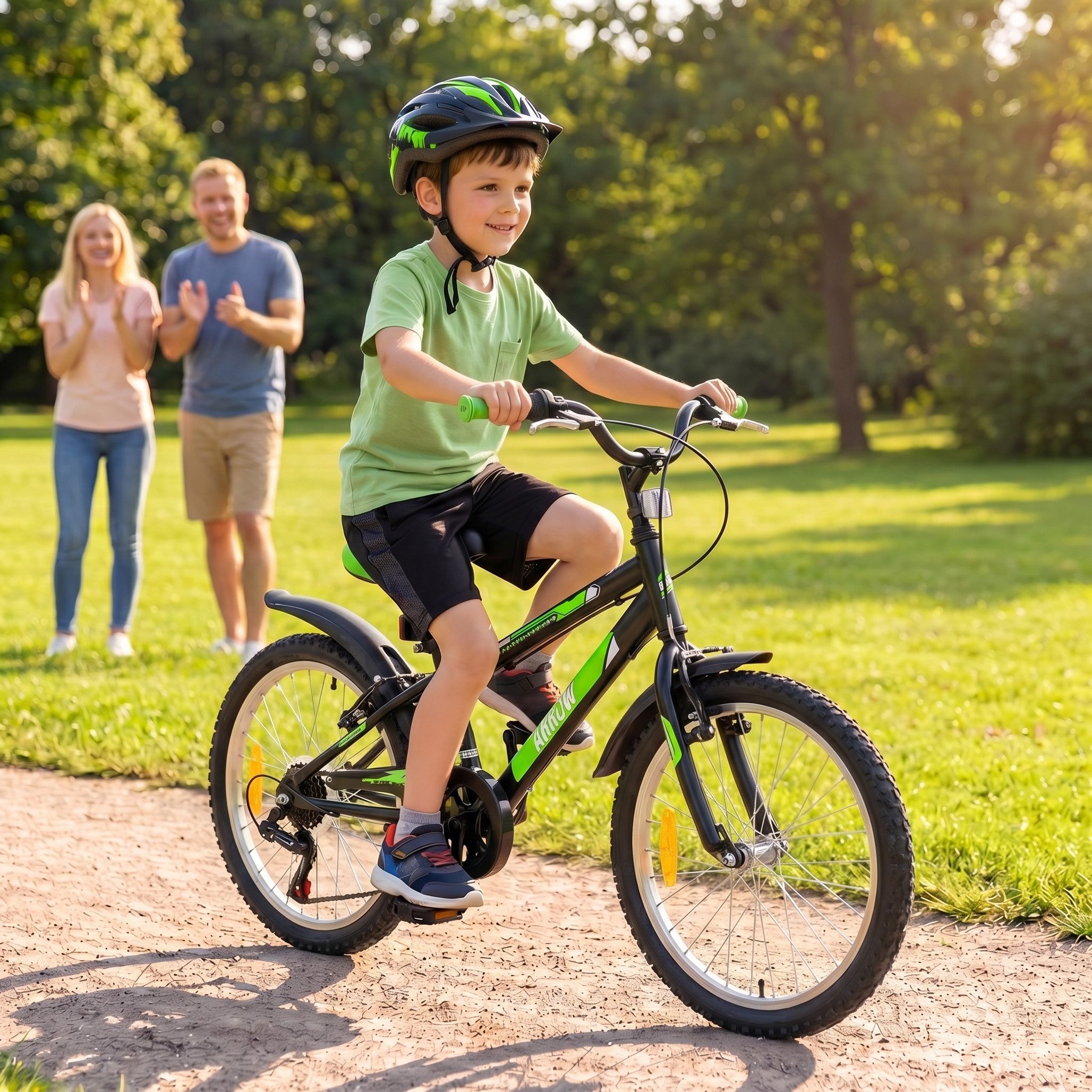 Actionbikes Motors Kinderfahrrad Arrow Fahhrad für Kinder Dirt Bike BMX, 6 Gang, Kettenschaltung, (Kinderfahrrad 20 Zoll, Fahrrad für Kinder, BMX, Fahrrad ab 6 Jahren, Kinder Fahrrad, Kinder Fahrrad mit verstellbarem Sitz, Fahrrad mit Ständer), höhenverstellbares Bike Jungen Mädchen Kinderrad ab 6 Jahre