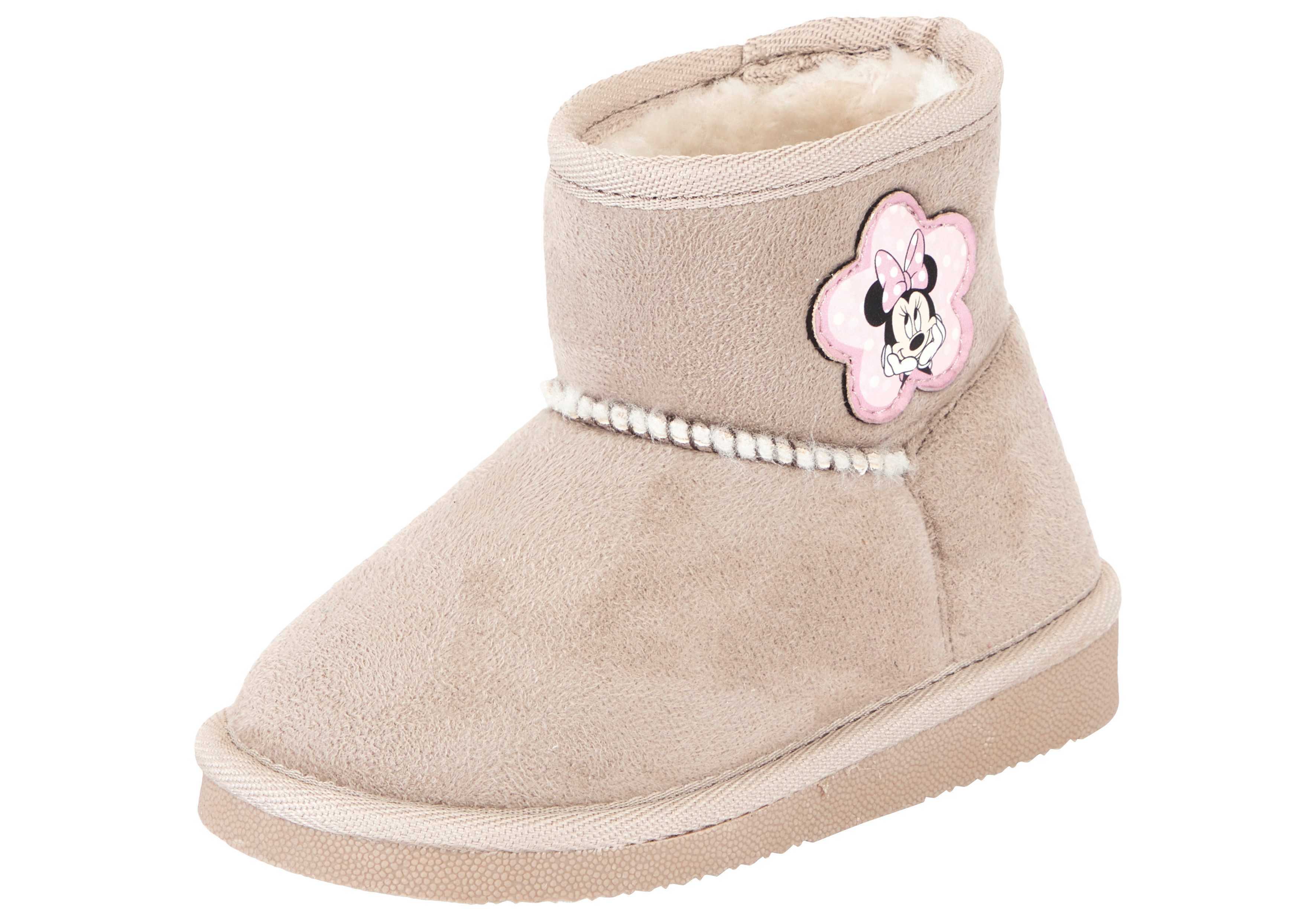 Disney Minnie Mouse Schlupfboots Winterschuhe, Winterboots, Snowboots, Schlupfstiefel, gefüttert