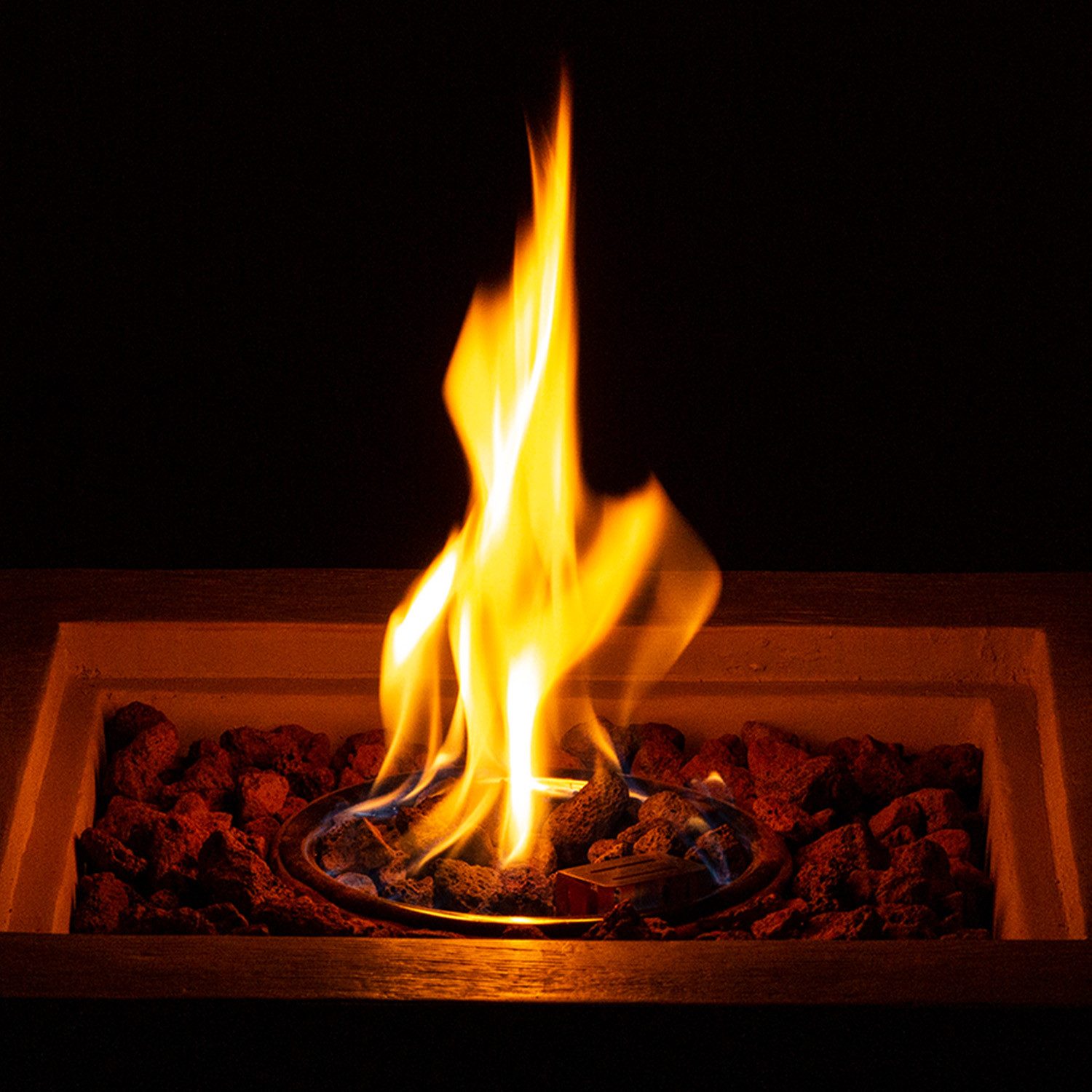 blumfeldt Feuerschale Corinth, (Set), Gasheizgerät terrassenheizstrahler Outdoor