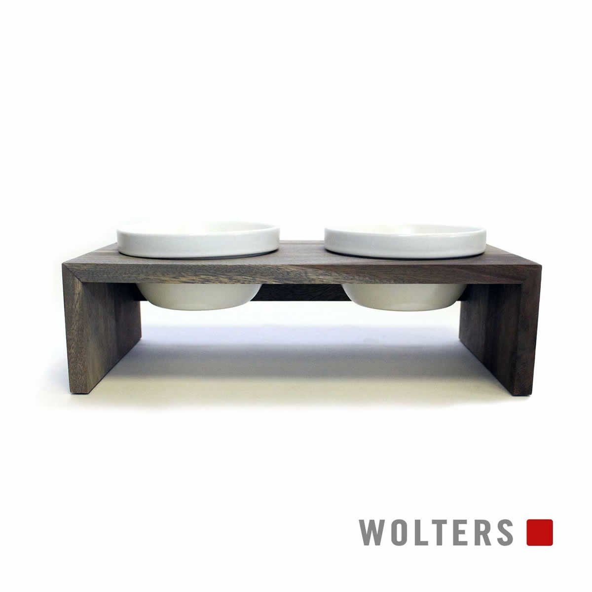 Wolters Napf-Set Gohan Doppelnapf grau