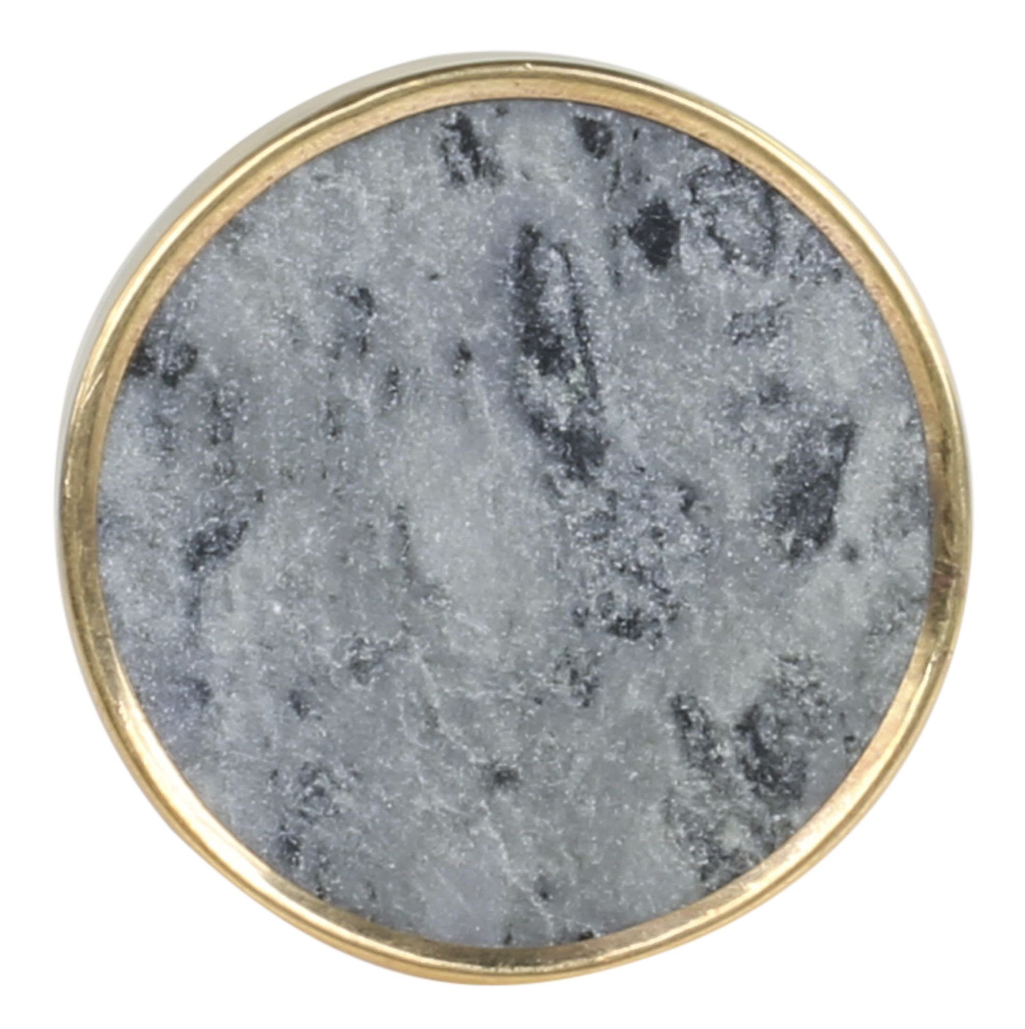 Möbelgriff Möbelgriff Schubladengriff Griff Knauf Marmor Grau Schwarz Chic